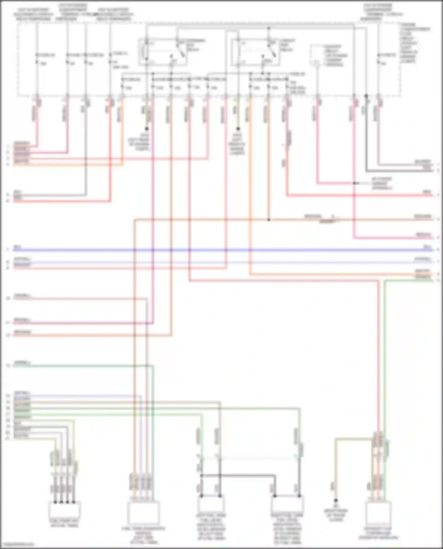 A-class Mercedes-Benz W177 (2018-2023): Wiring diagram engine performance 2.0l turbo (3 of 8)