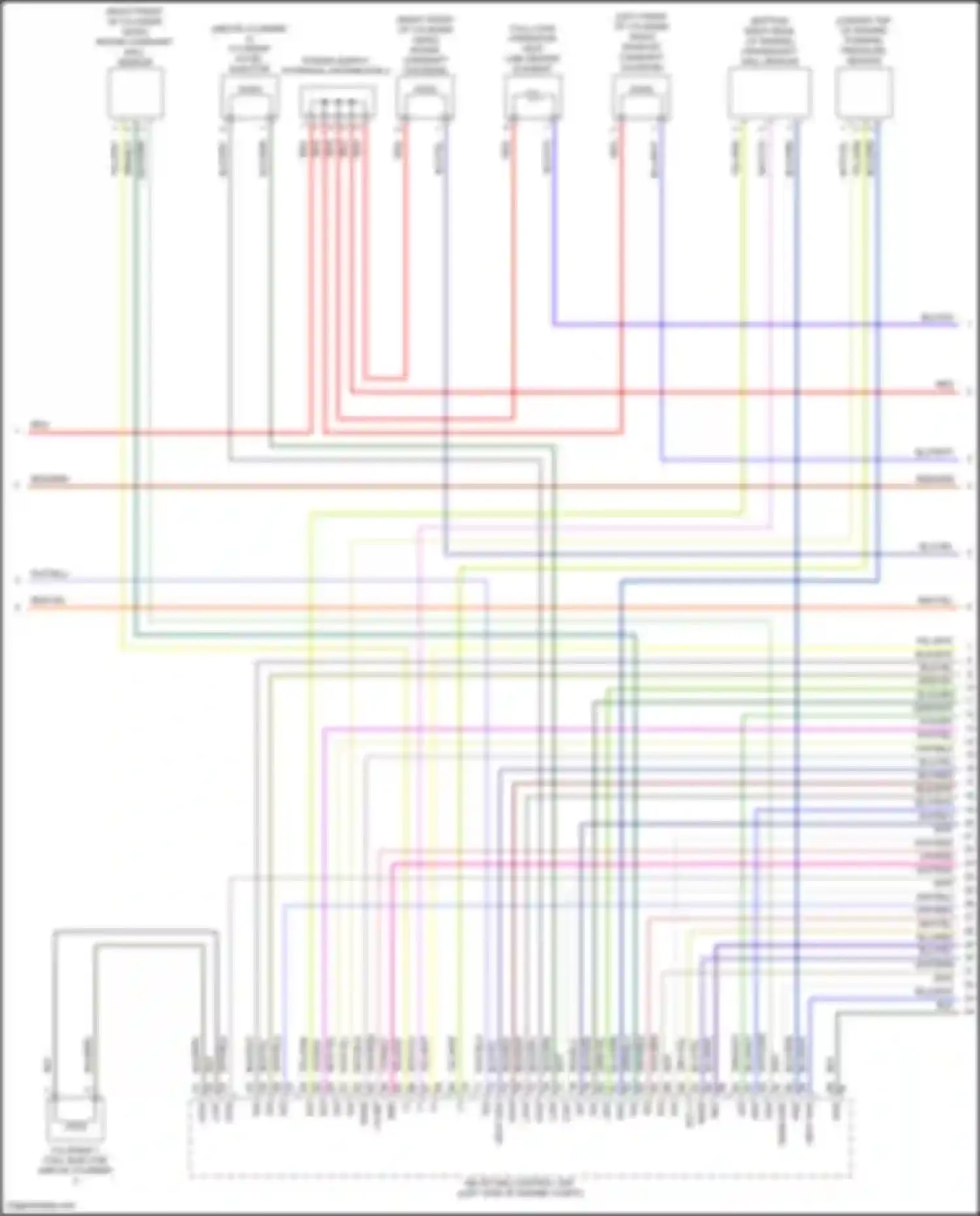 A-class Mercedes-Benz W177 (2018-2023): Wiring diagram engine performance 2.0l turbo (5 of 8)