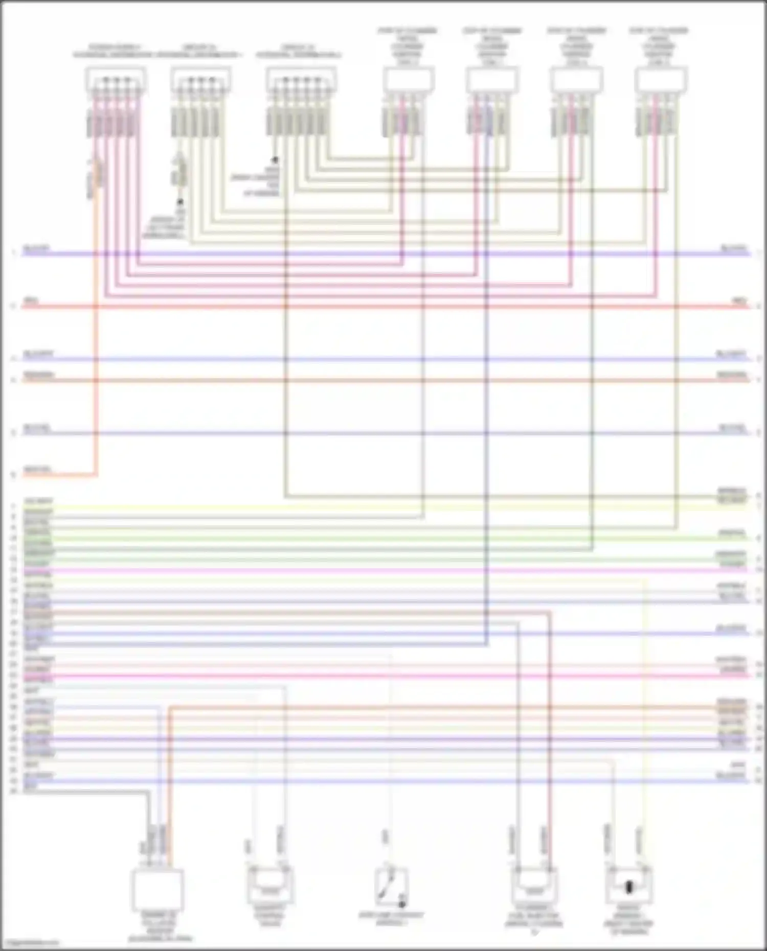 A-class Mercedes-Benz W177 (2018-2023): Wiring diagram engine performance 2.0l turbo (6 of 8)
