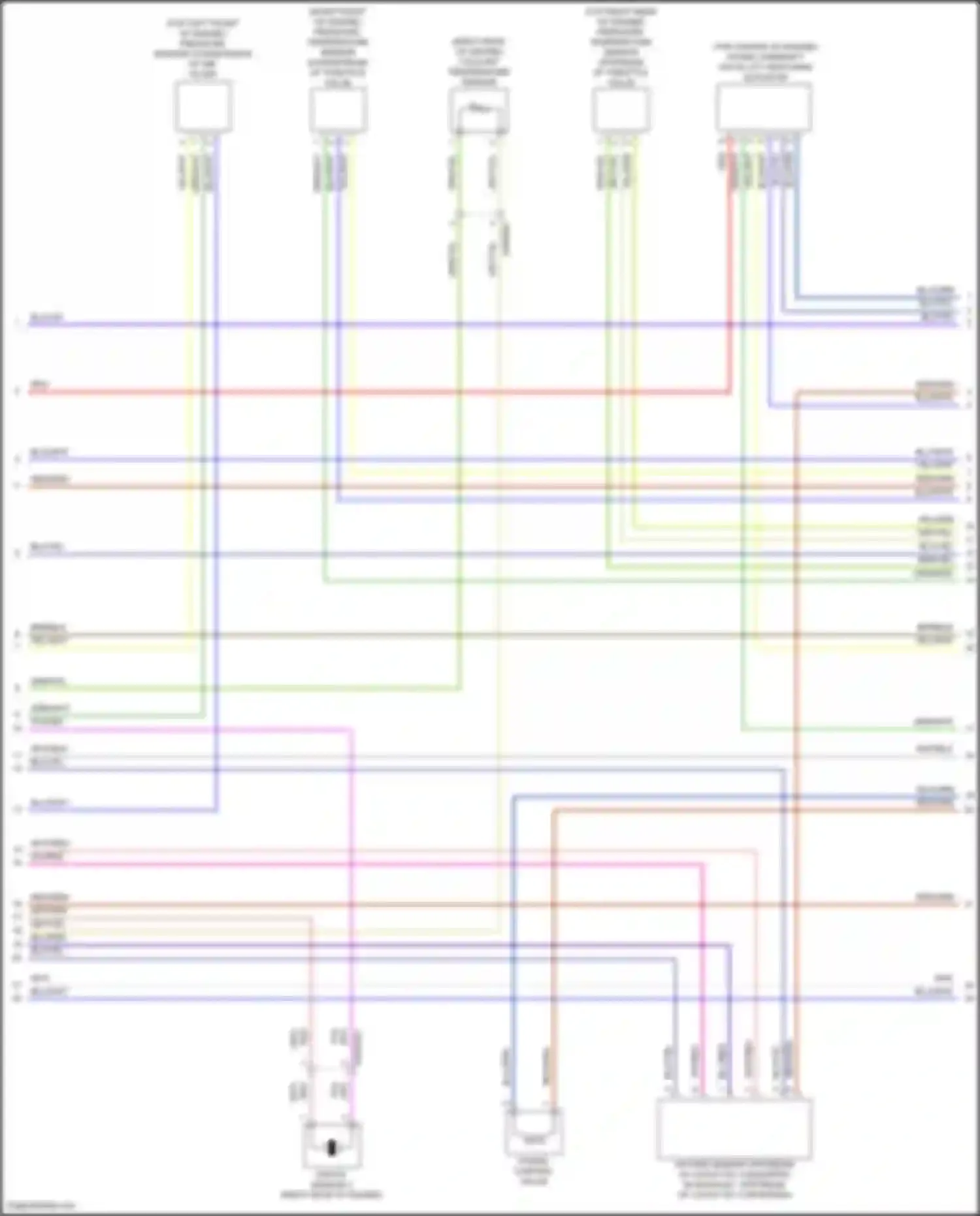 A-class Mercedes-Benz W177 (2018-2023): Wiring diagram engine performance 2.0l turbo (7 of 8)
