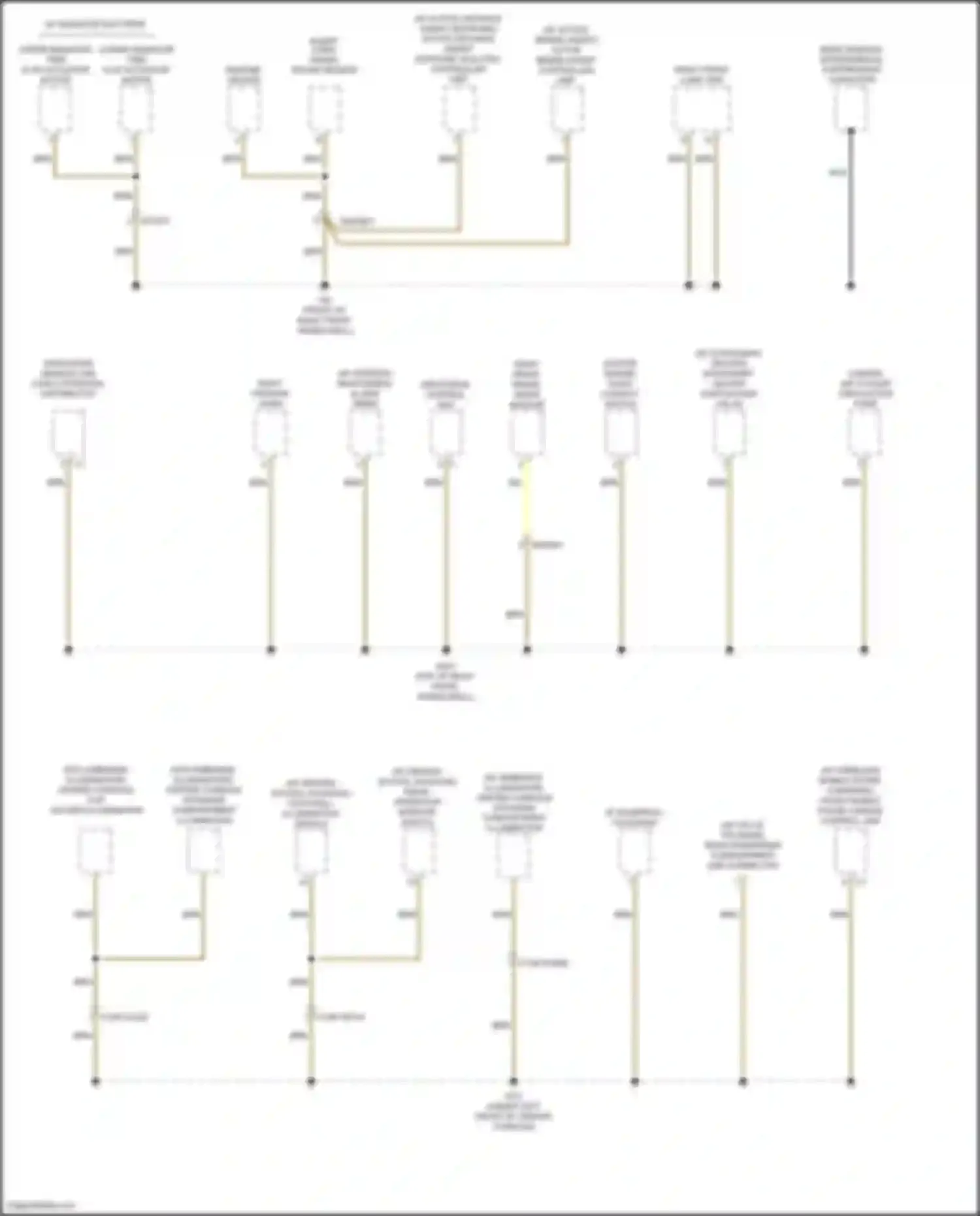 A-class Mercedes-Benz W177 (2018-2023): Ground distribution circuit (1 of 7)