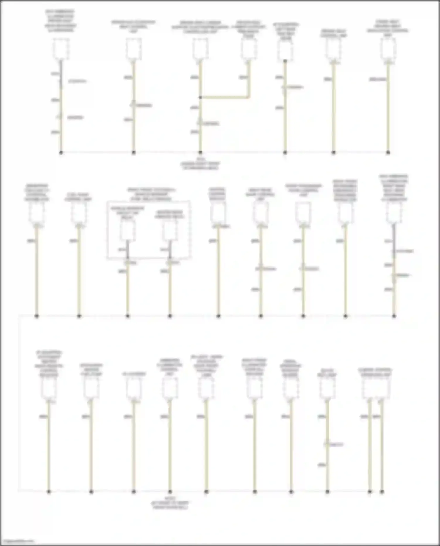 A-class Mercedes-Benz W177 (2018-2023): Ground distribution circuit (4 of 7)