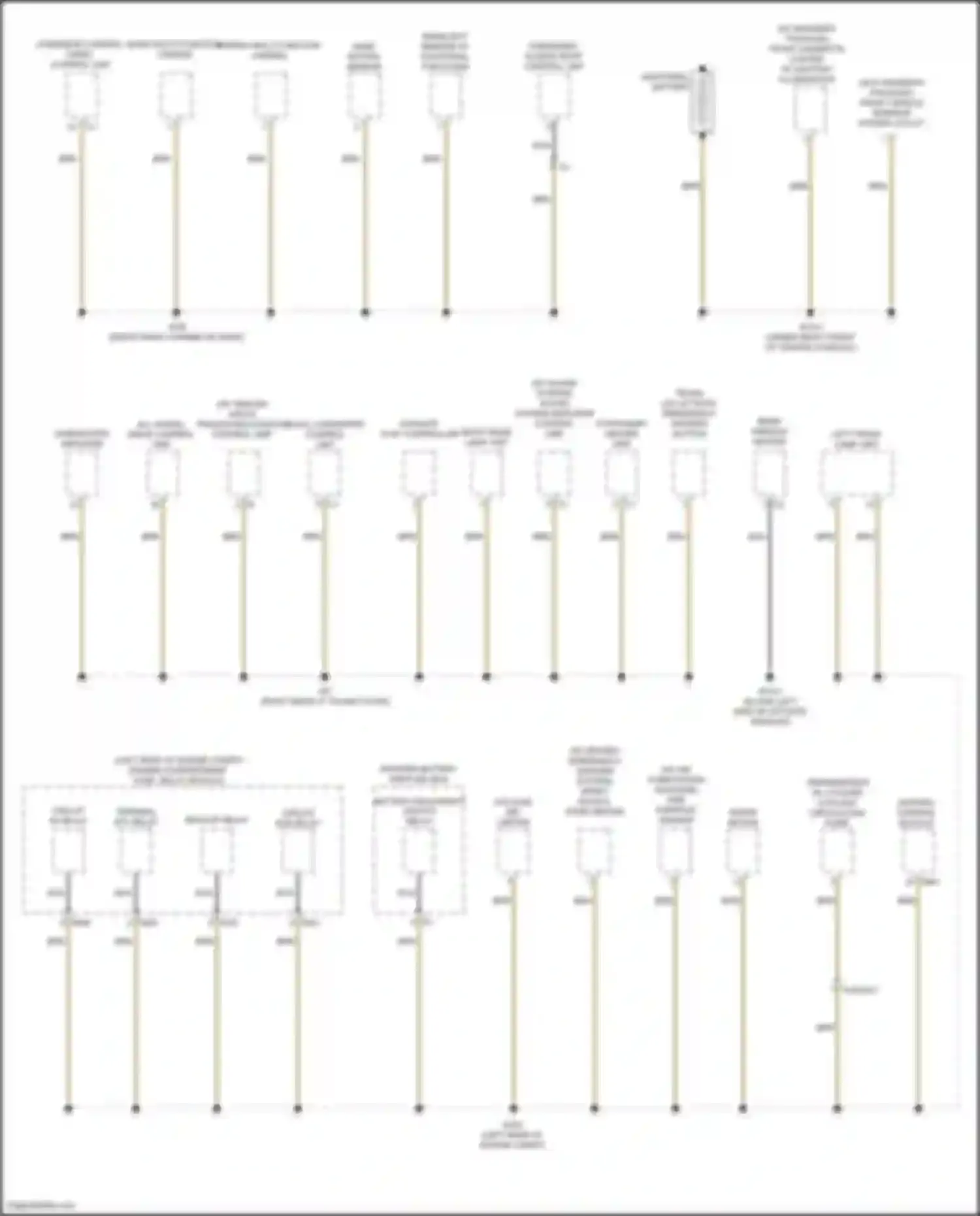 A-class Mercedes-Benz W177 (2018-2023): Ground distribution circuit (5 of 7)