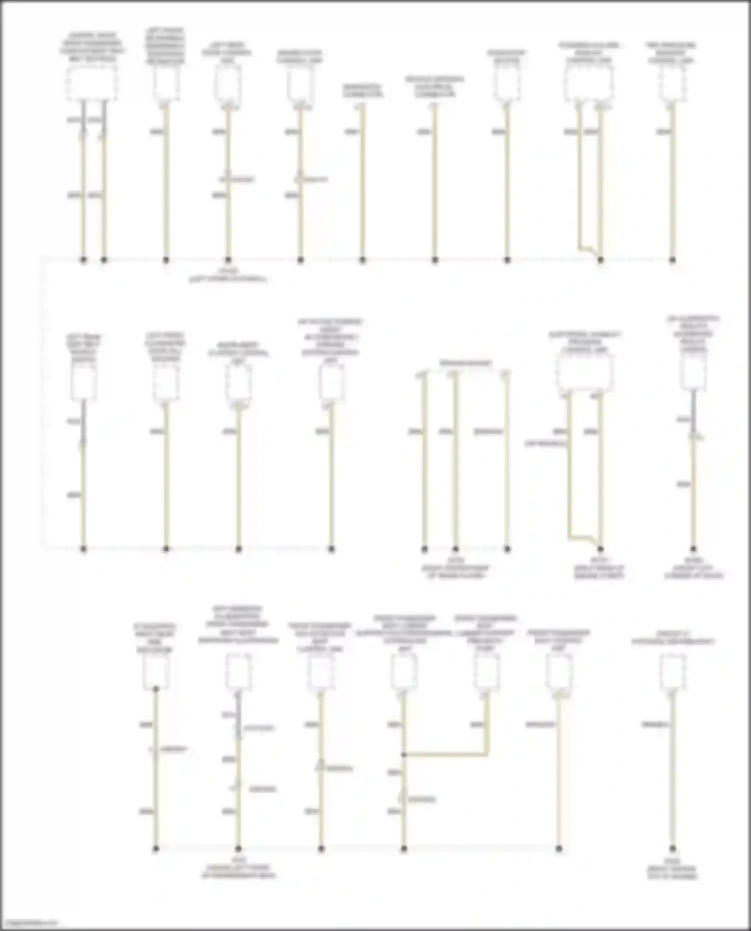 A-class Mercedes-Benz W177 (2018-2023): Ground distribution circuit (6 of 7)
