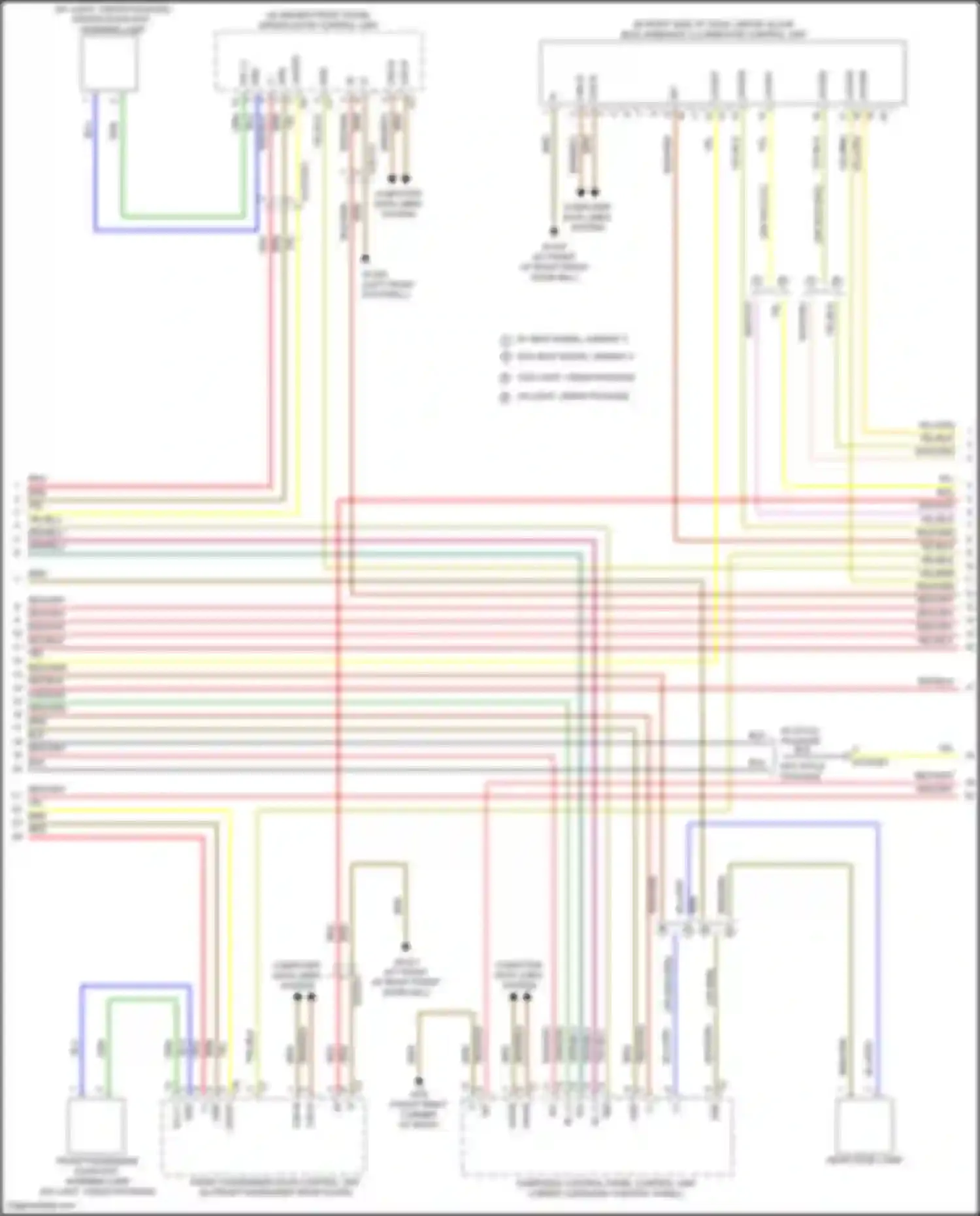 A-class Mercedes-Benz W177 (2018-2023): Courtesy lamps circuit (4 of 6)