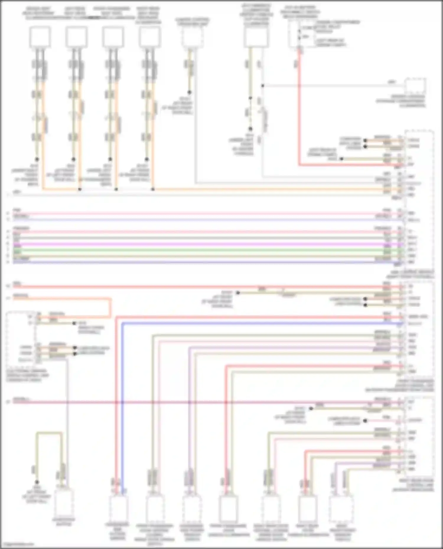A-class Mercedes-Benz W177 (2018-2023): Instrument illumination circuit (2 of 2)