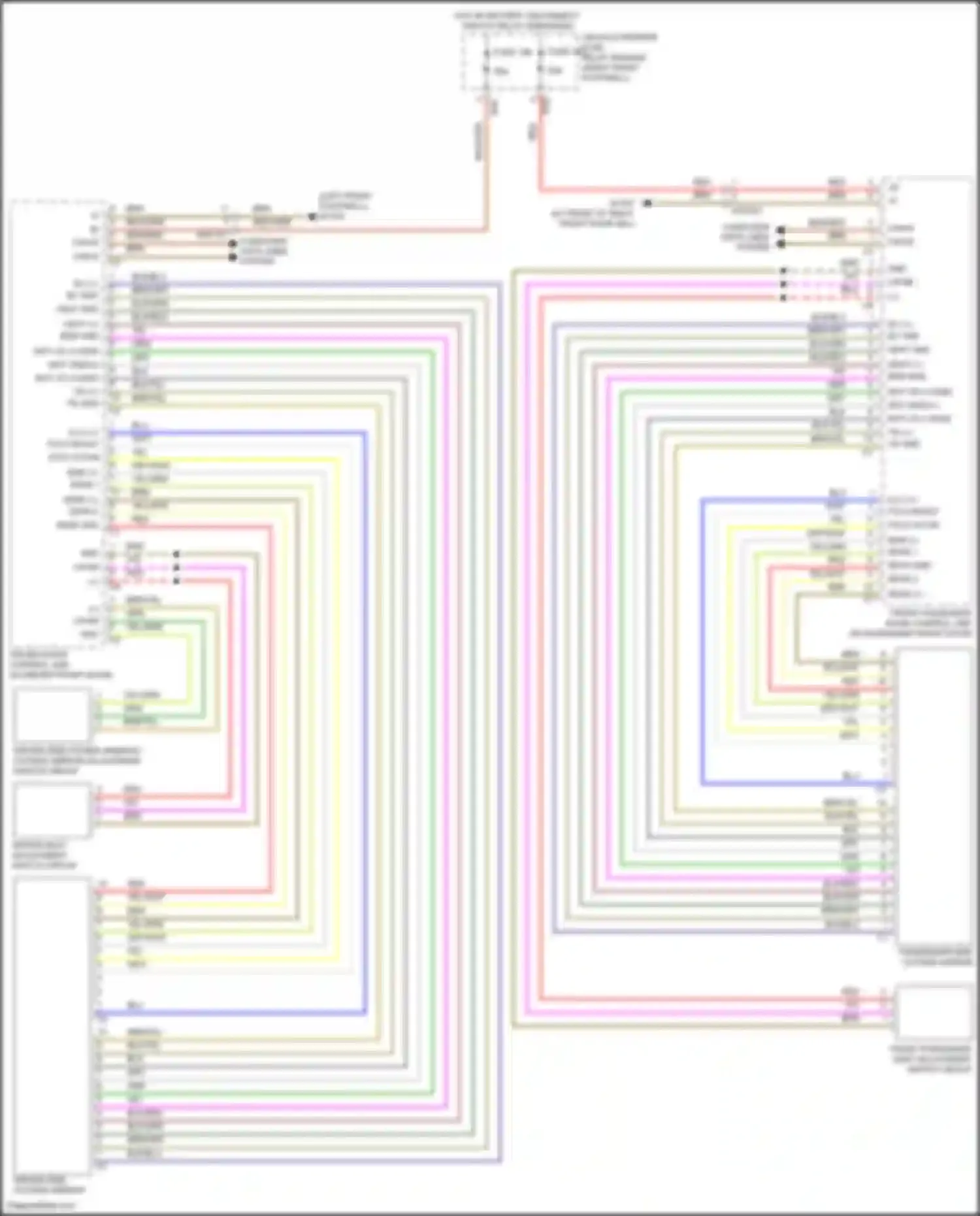 A-class Mercedes-Benz W177 (2018-2023): Memory mirrors circuit