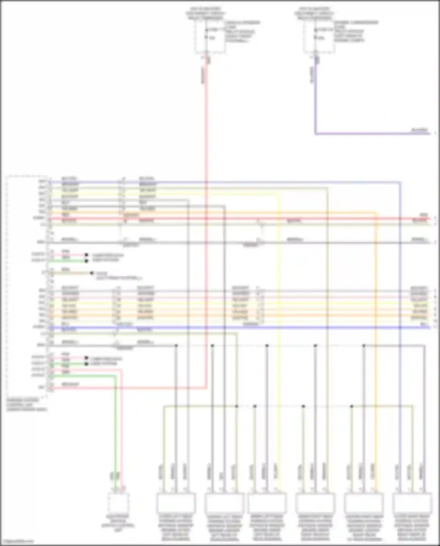A-class Mercedes-Benz W177 (2018-2023): Parktronic circuit (1 of 3)