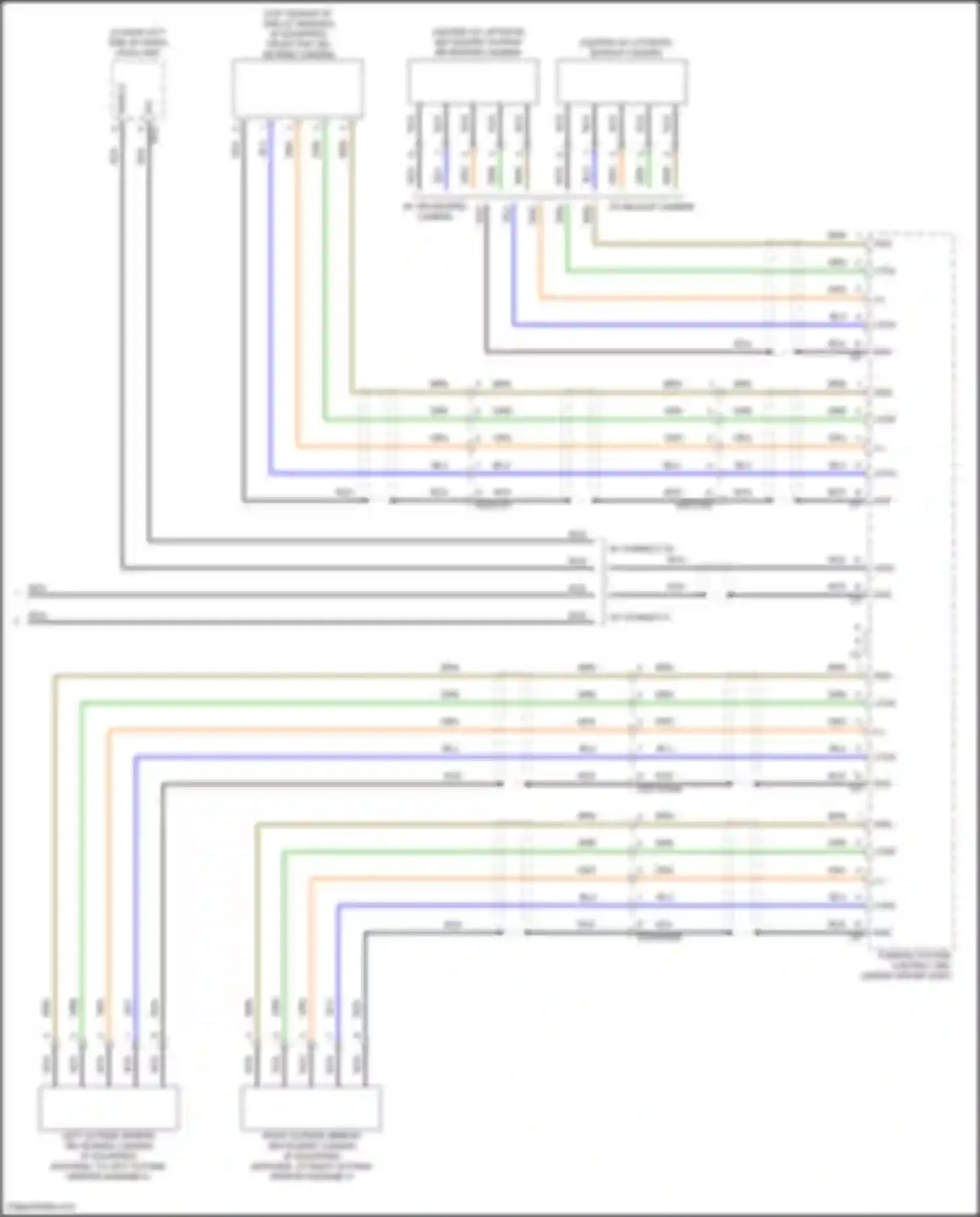 A-class Mercedes-Benz W177 (2018-2023): Parktronic circuit (3 of 3)