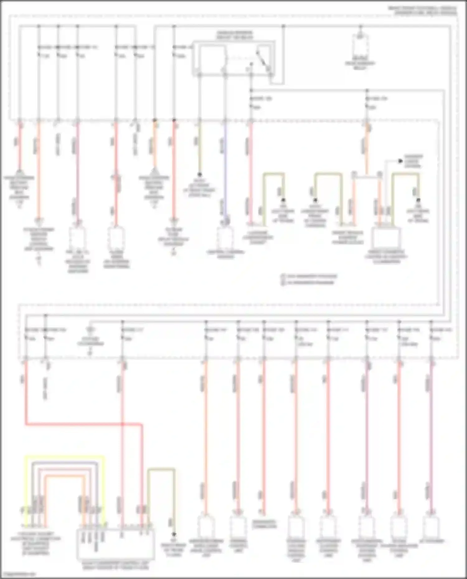 A-class Mercedes-Benz W177 (2018-2023): Power distribution circuit (4 of 7)