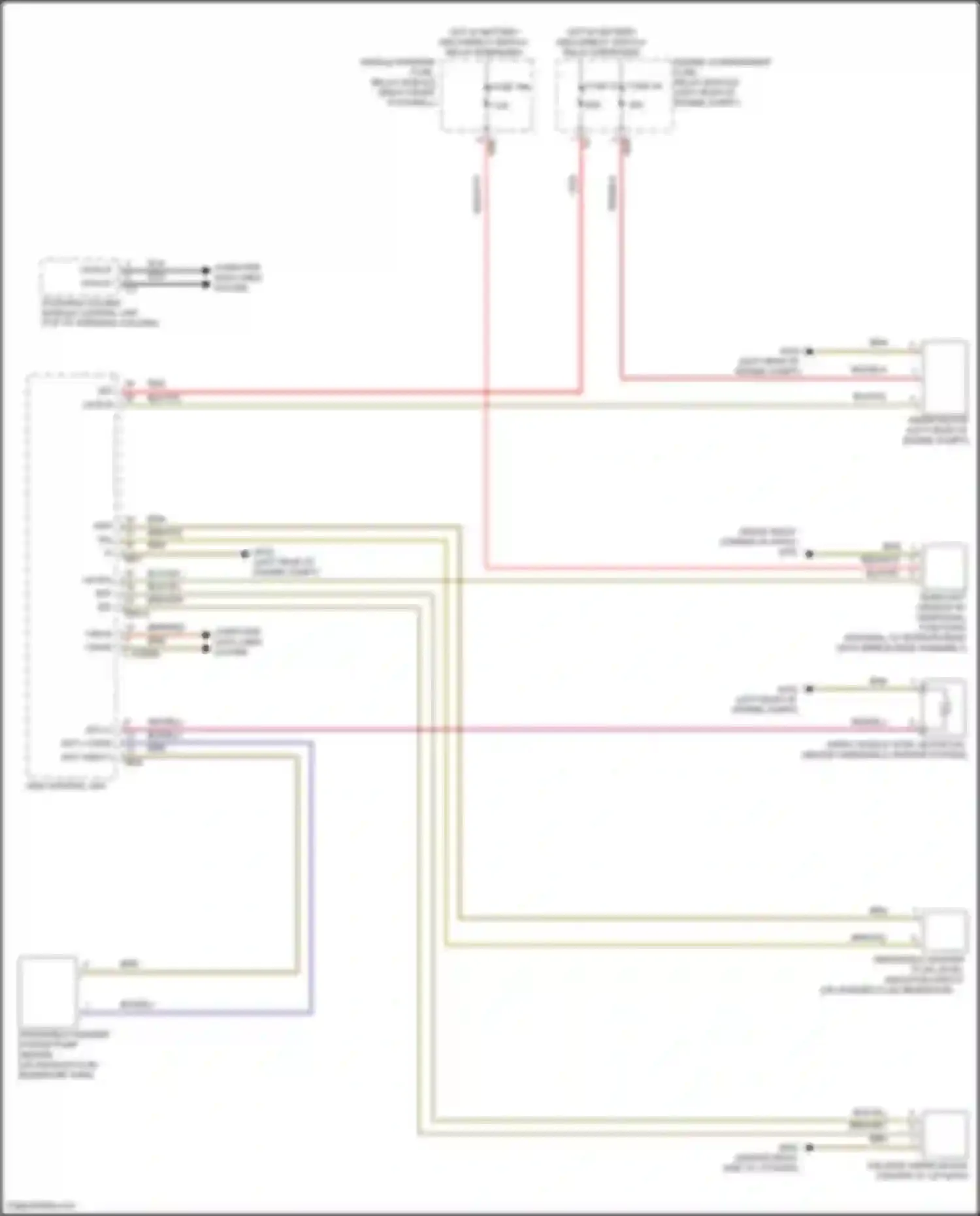 A-class Mercedes-Benz W177 (2018-2023): Wiper/washer circuit