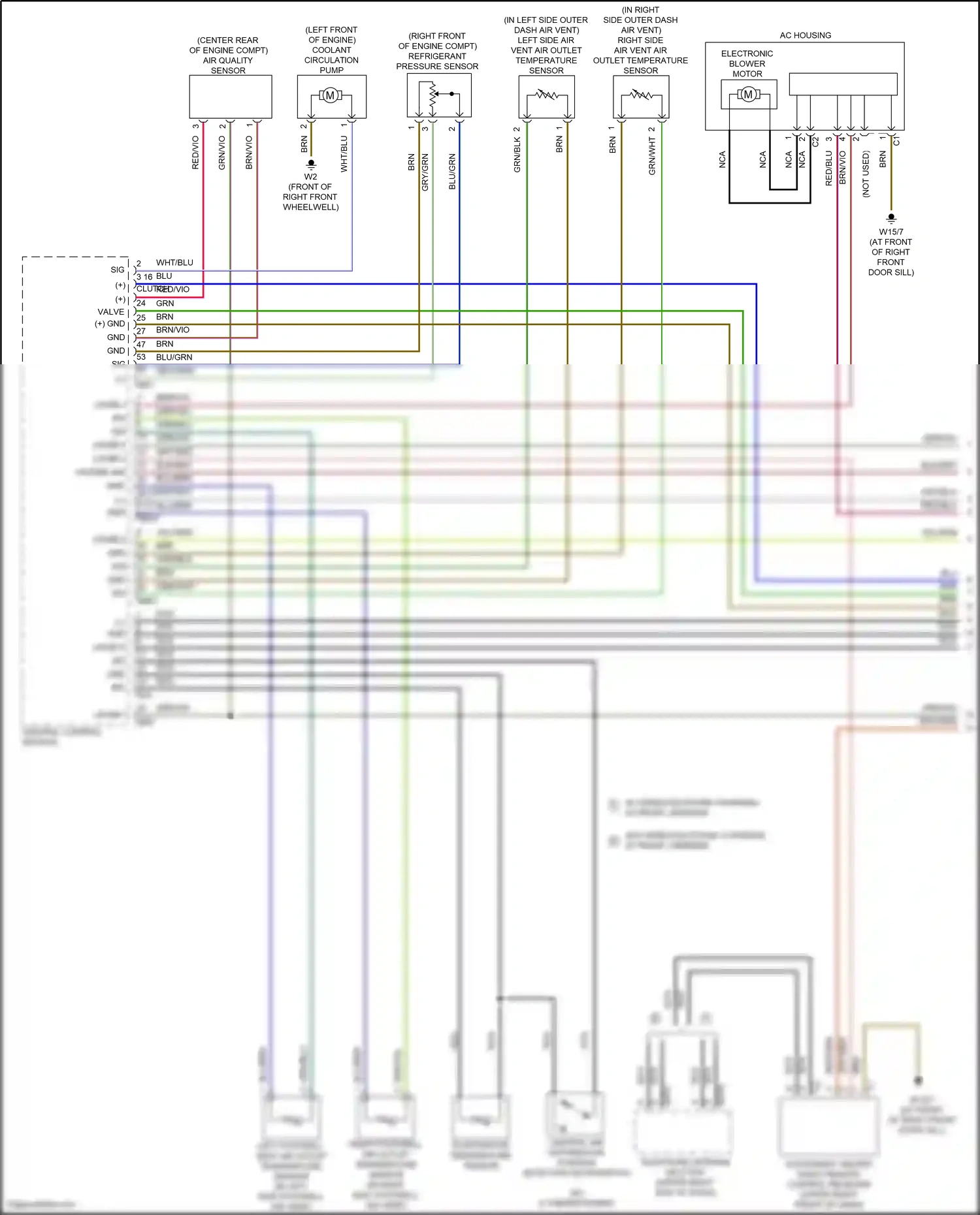 Wiring diagram central control module for Mercedes-Benz A-class W177 (2018-2023) (21 of 29)