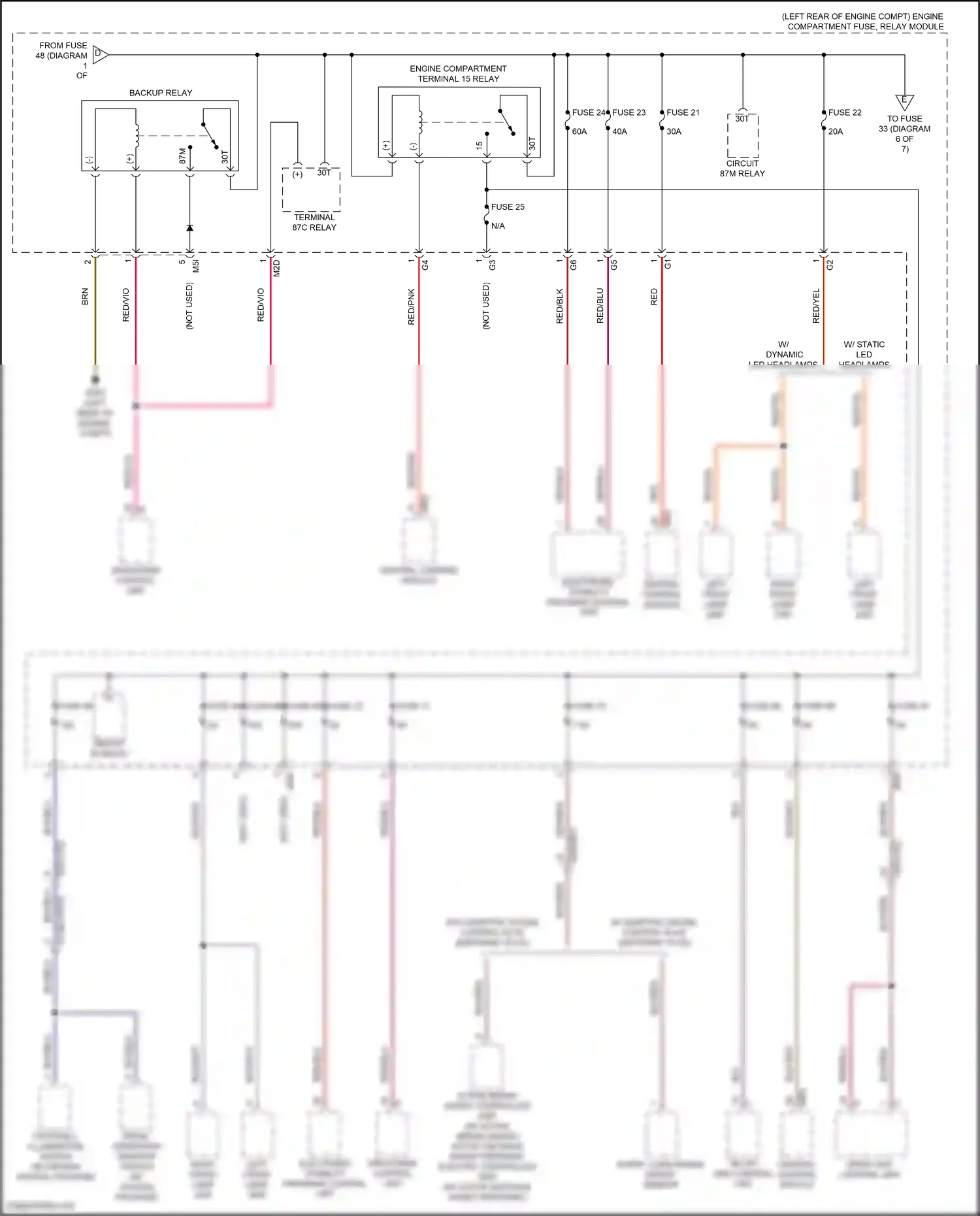 Wiring diagram central control module for Mercedes-Benz A-class W177 (2018-2023) (16 of 29)