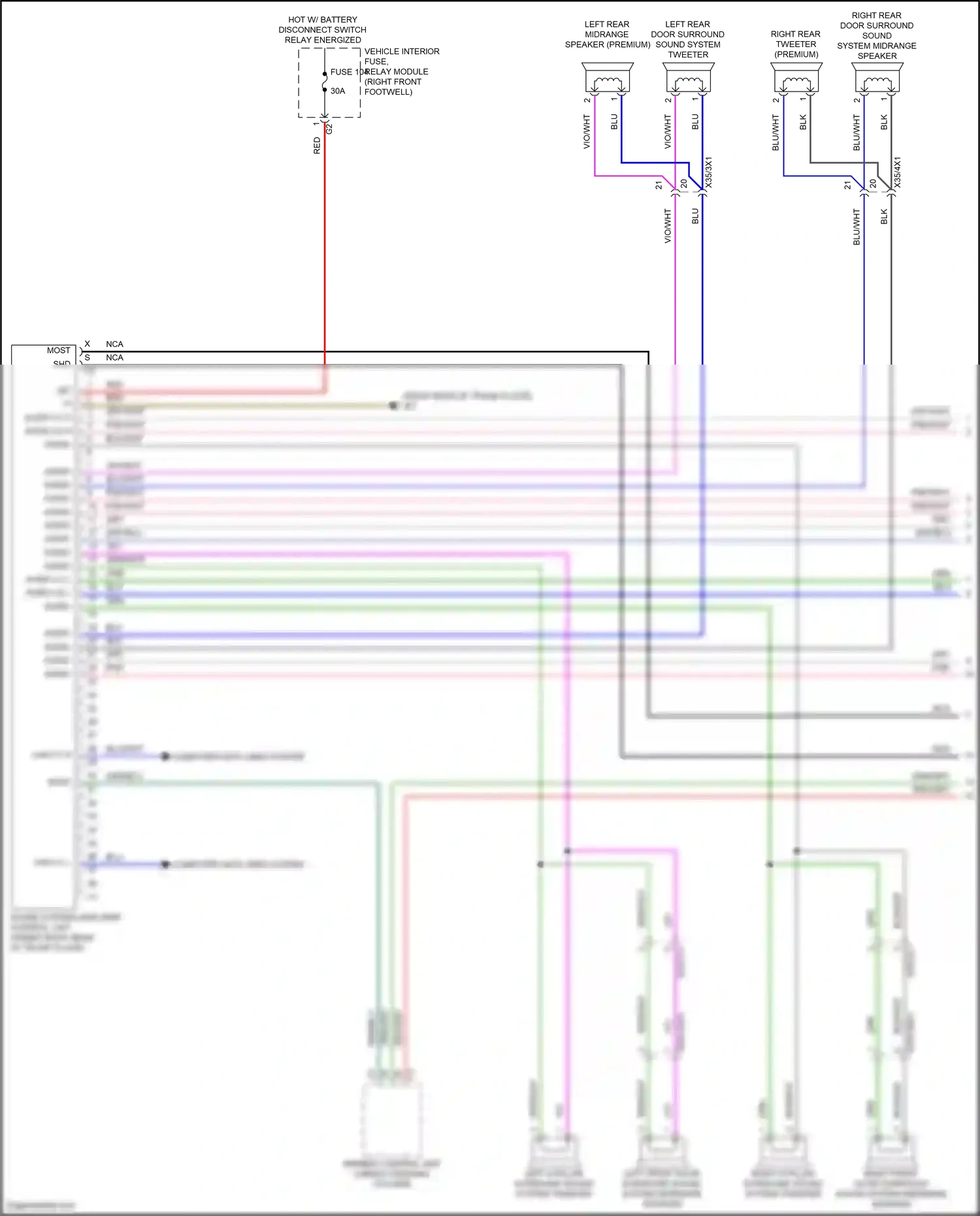Wiring diagram computer data lines system for Mercedes-Benz A-class W177 (2018-2023) (29 of 80)
