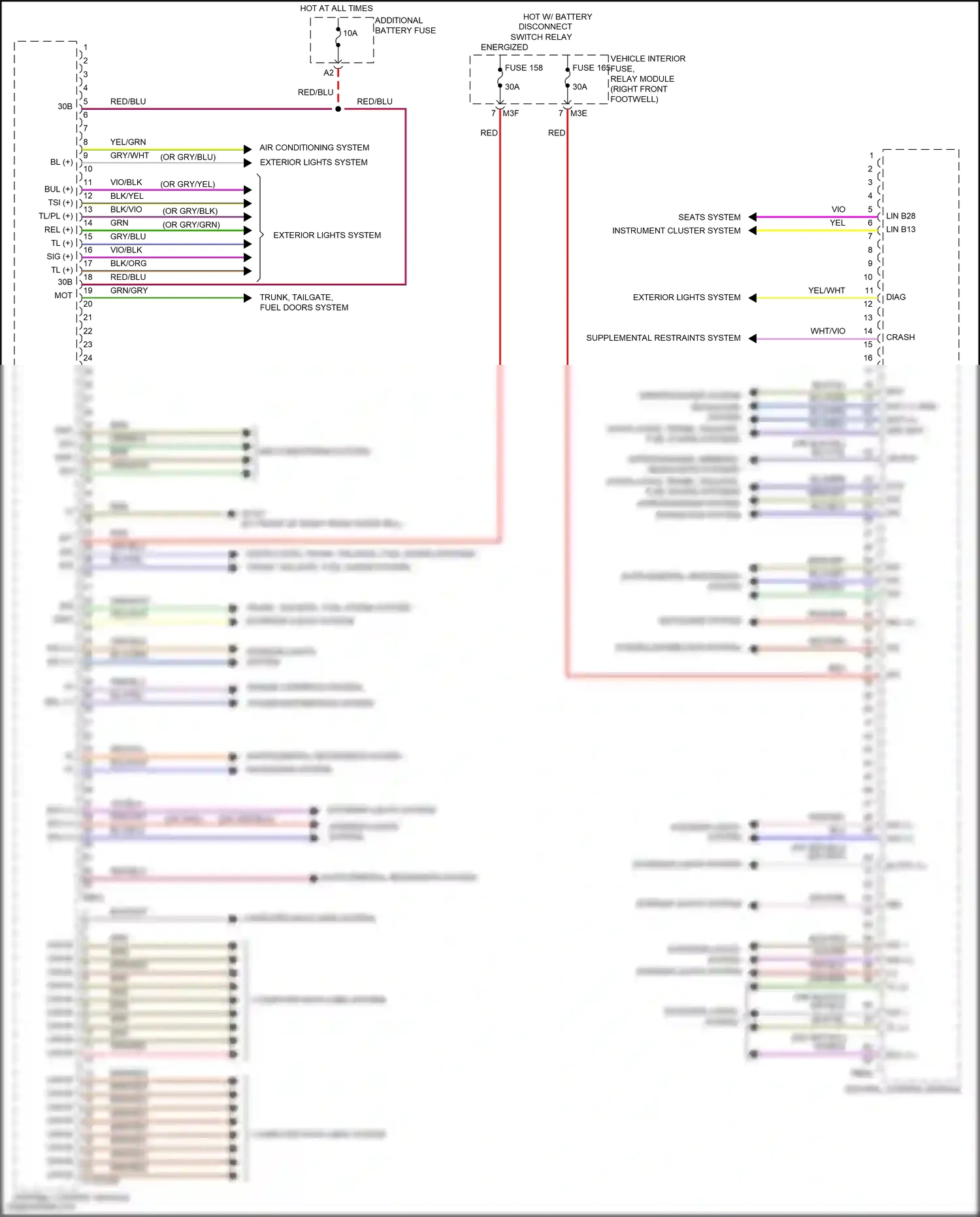 Wiring diagram computer data lines system for Mercedes-Benz A-class W177 (2018-2023) (35 of 80)