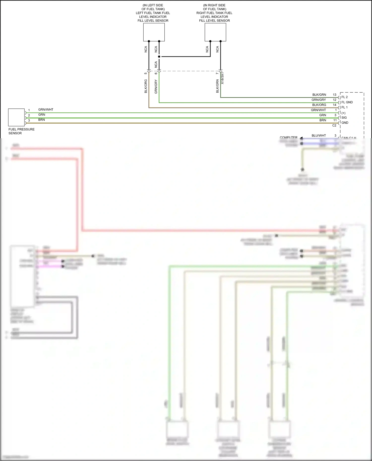 Wiring diagram computer data lines system for Mercedes-Benz A-class W177 (2018-2023) (17 of 80)