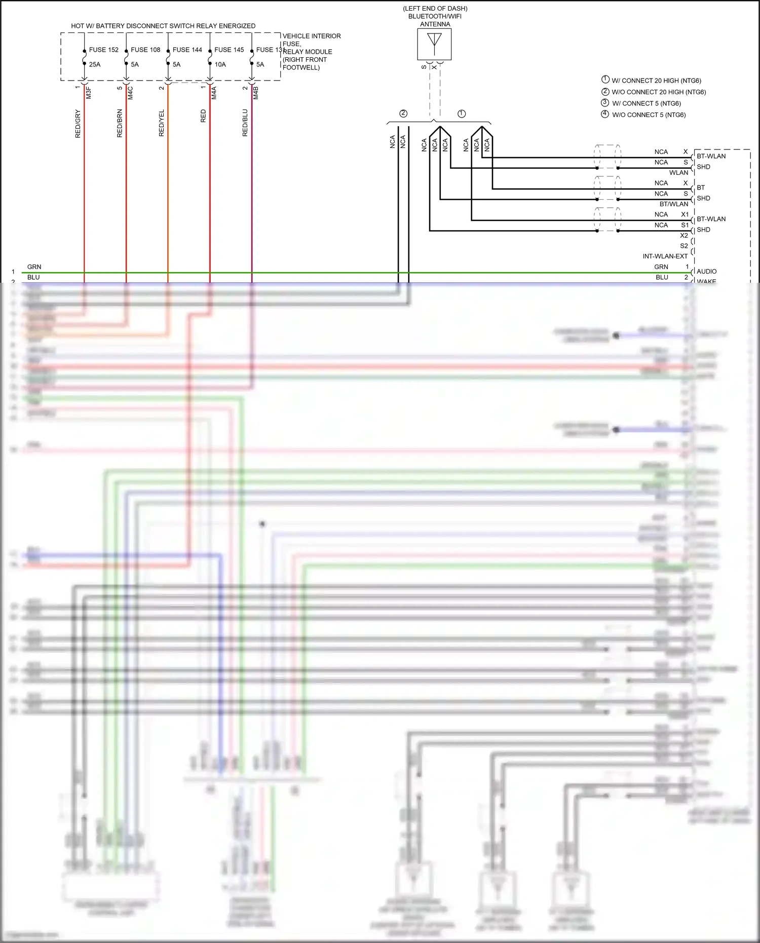 Wiring diagram computer data lines system for Mercedes-Benz A-class W177 (2018-2023) (62 of 80)