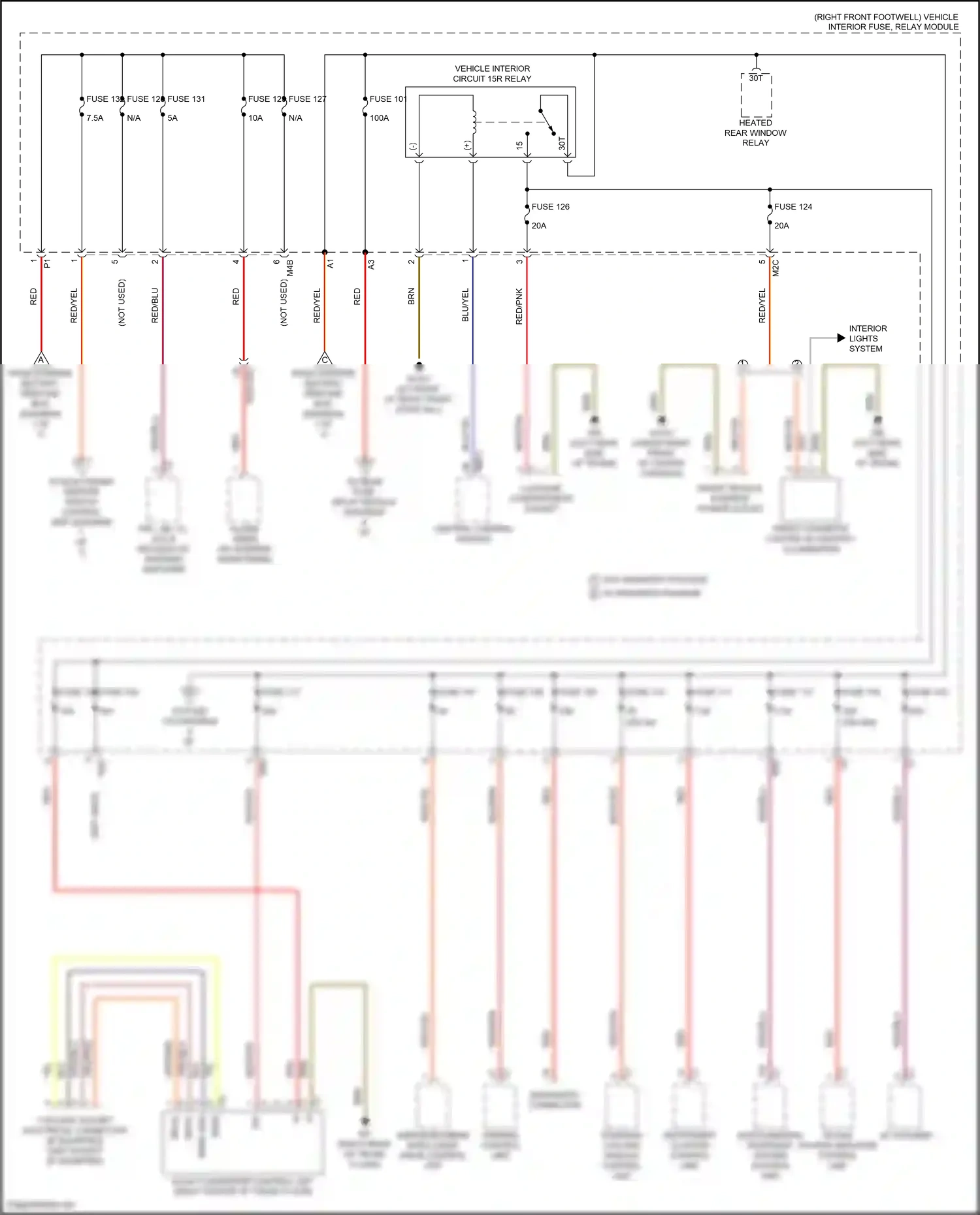 Wiring diagram steering column module control unit for Mercedes-Benz A-class W177 (2018-2023) (18 of 19)