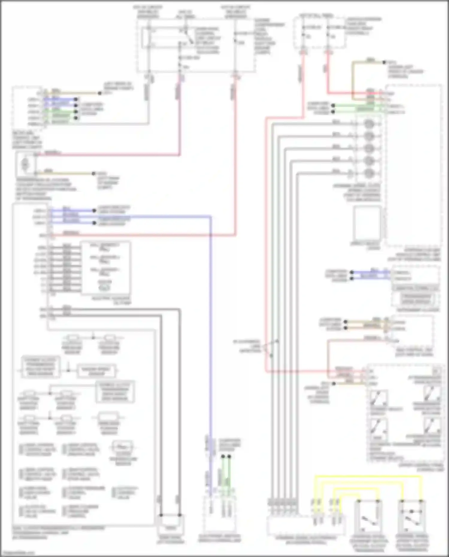 B-class Mercedes-Benz W246 facelift (2014-2018): Transmission circuit