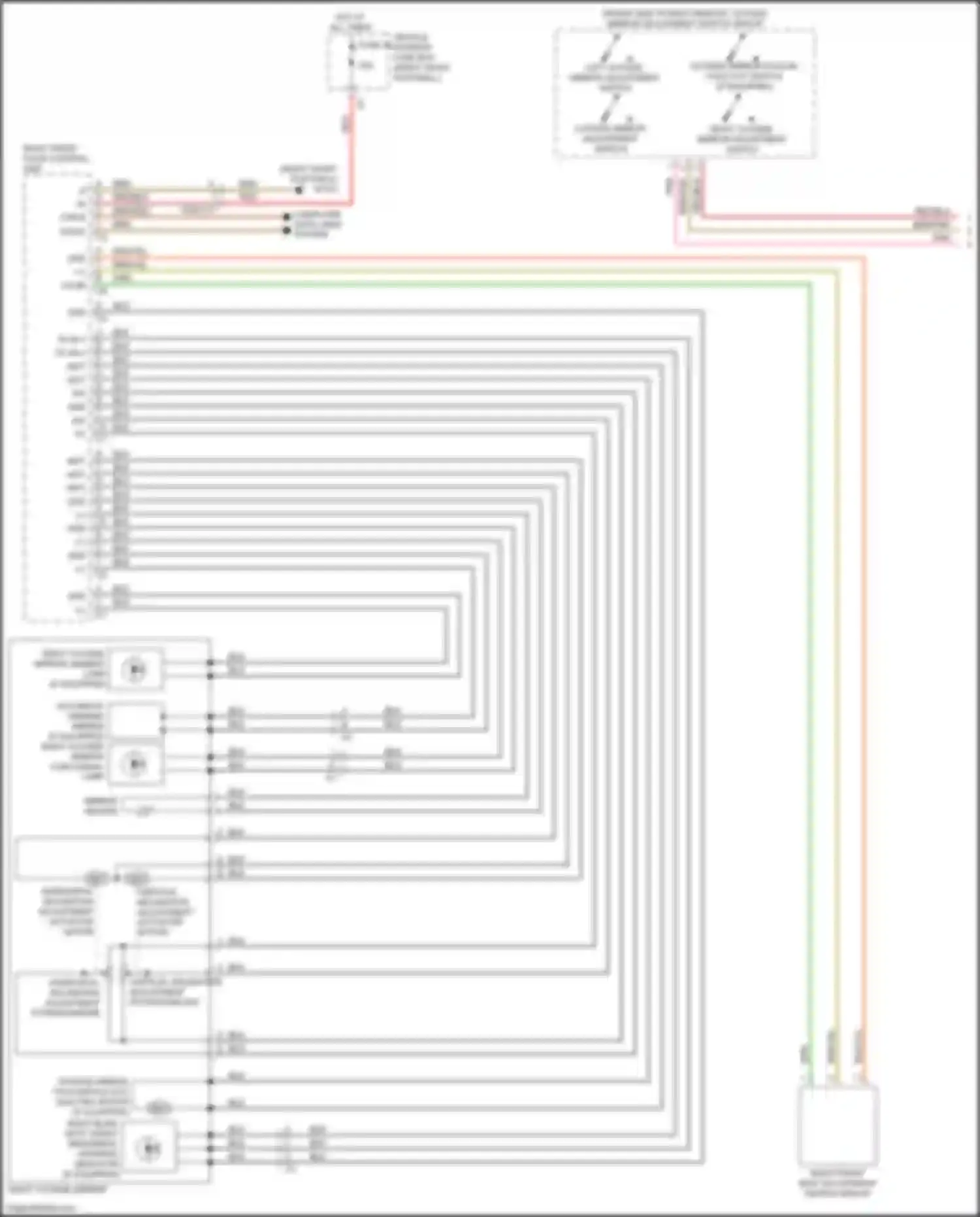 Wiring diagram computer data lines system for Mercedes-Benz B-class W246 facelift (2014-2018) (37 of 78)