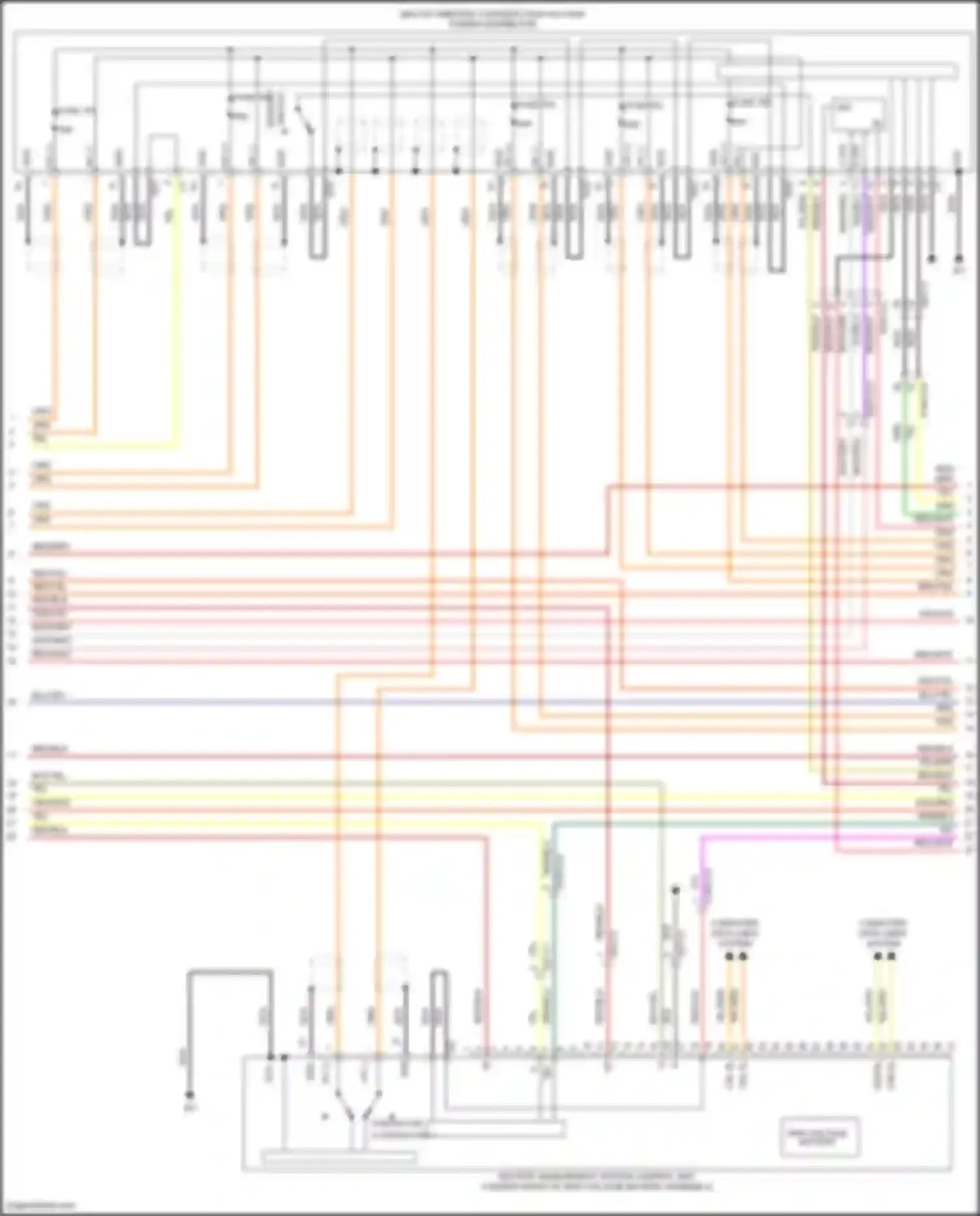 Wiring diagram computer data lines system for Mercedes-Benz B-class W246 facelift (2014-2018) (75 of 78)
