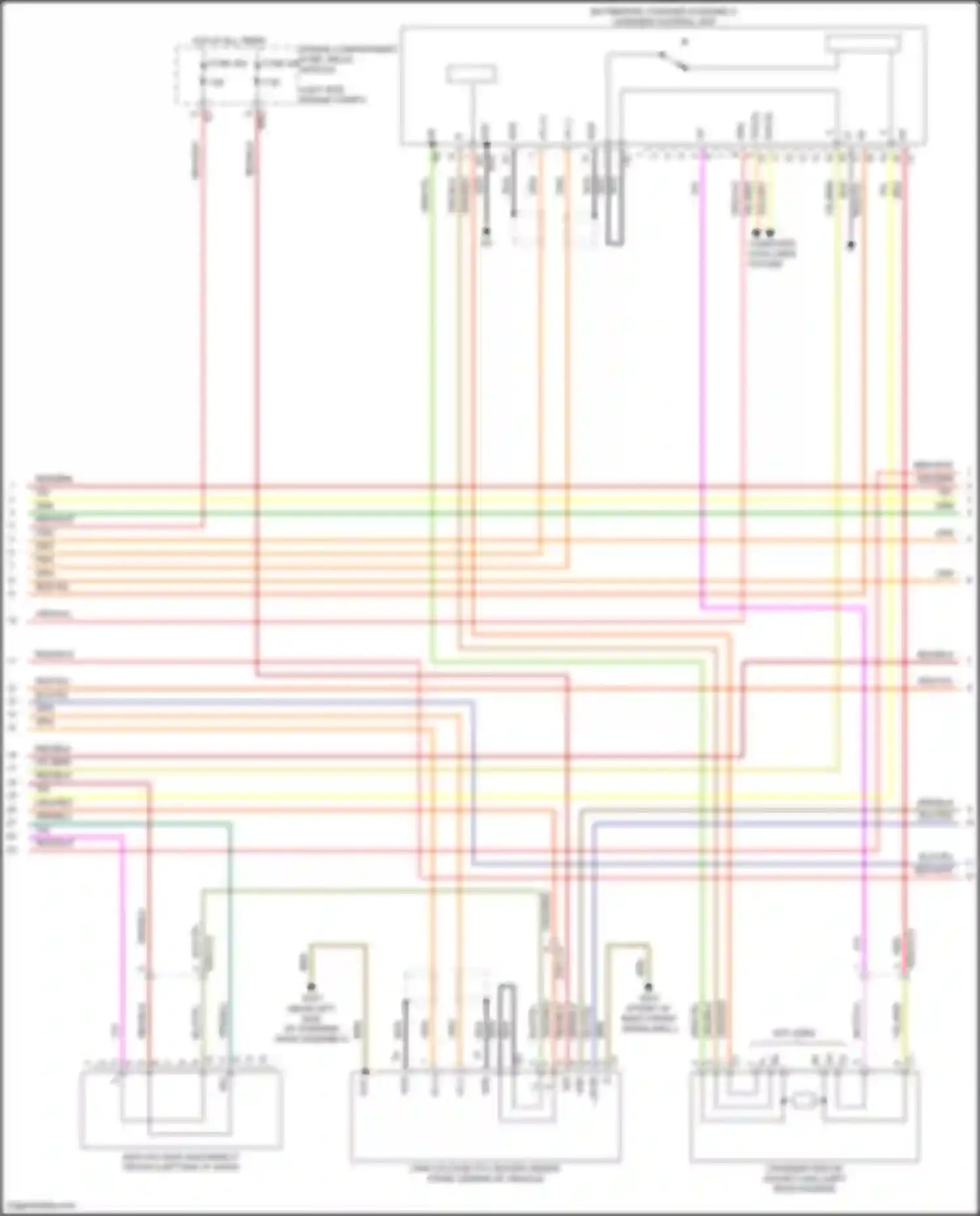 Wiring diagram computer data lines system for Mercedes-Benz B-class W246 facelift (2014-2018) (76 of 78)