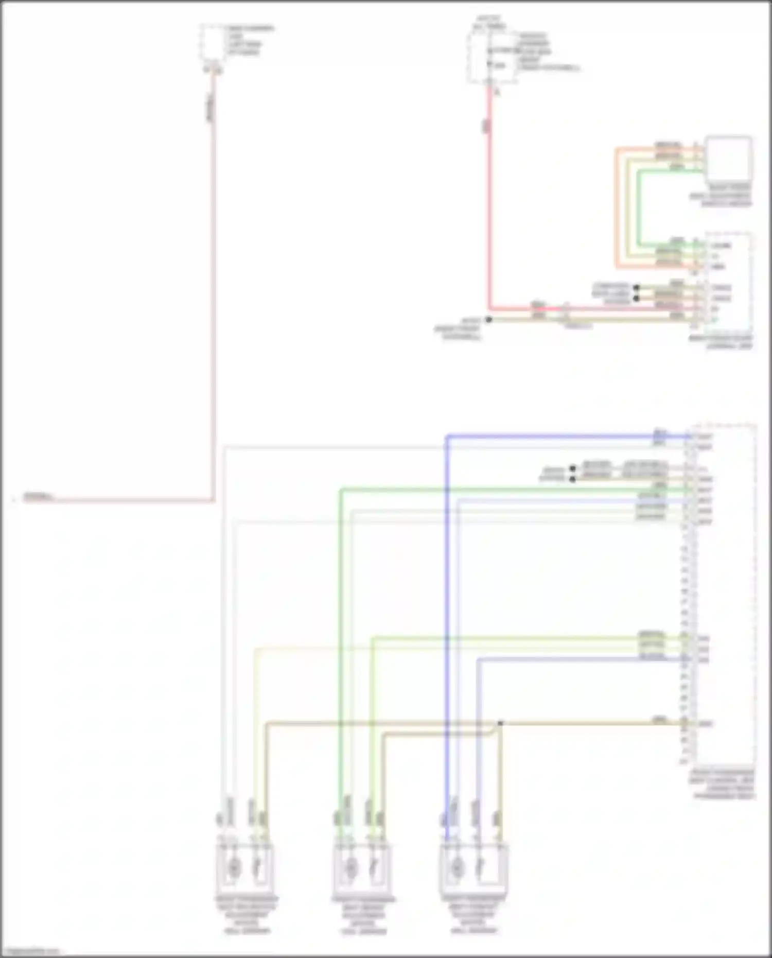 Wiring diagram computer data lines system for Mercedes-Benz B-class W246 facelift (2014-2018) (44 of 78)