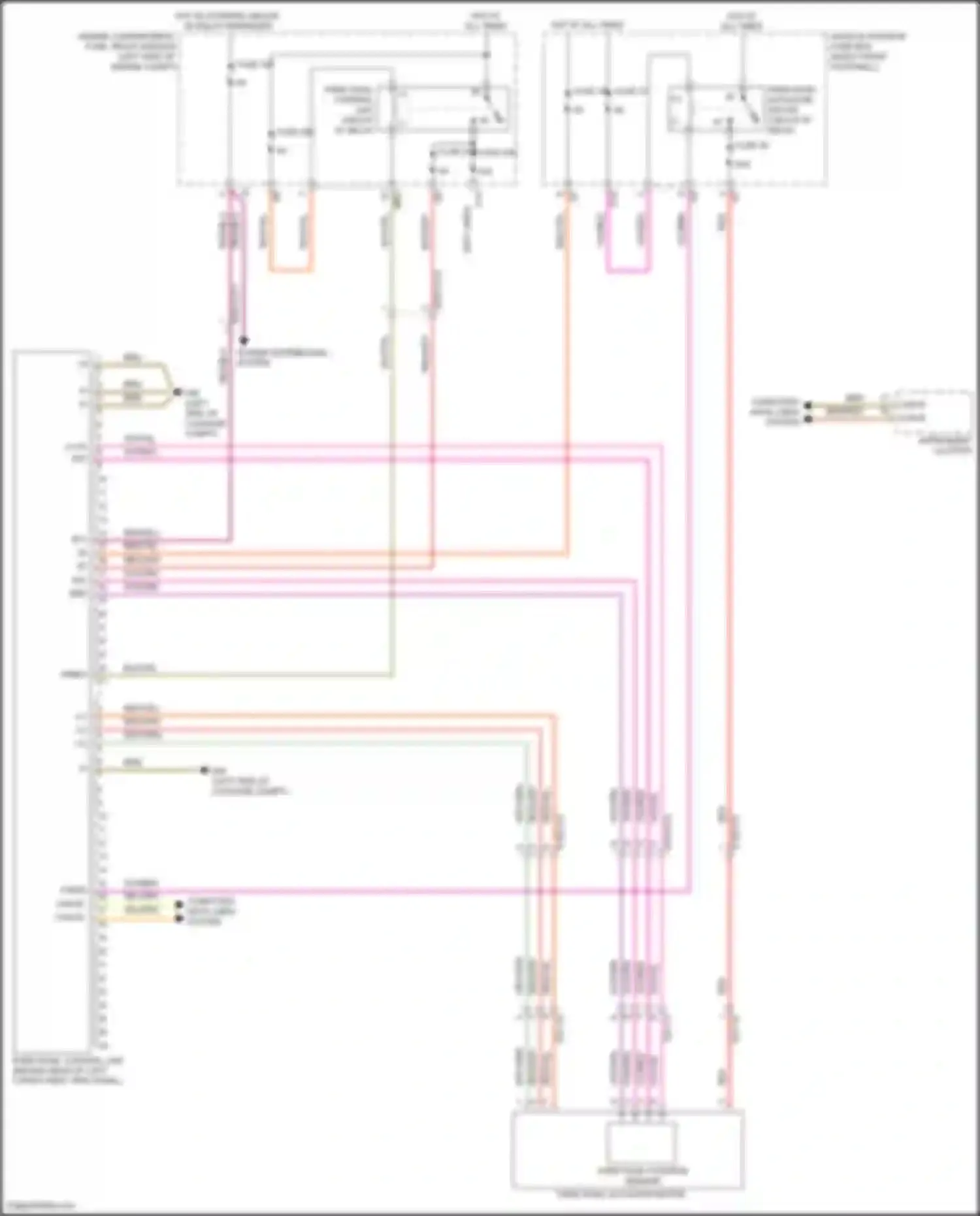 Wiring diagram computer data lines system for Mercedes-Benz B-class W246 facelift (2014-2018) (71 of 78)