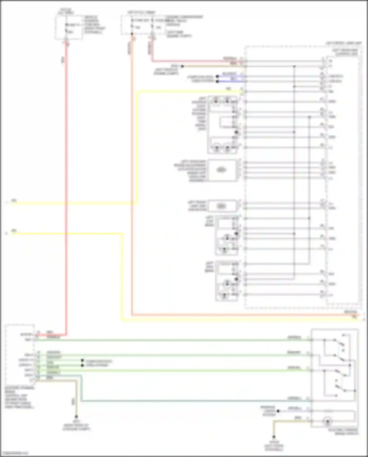Wiring diagram engine compartment fuse, relay module for Mercedes-Benz B-class W246 facelift (2014-2018) (4 of 27)