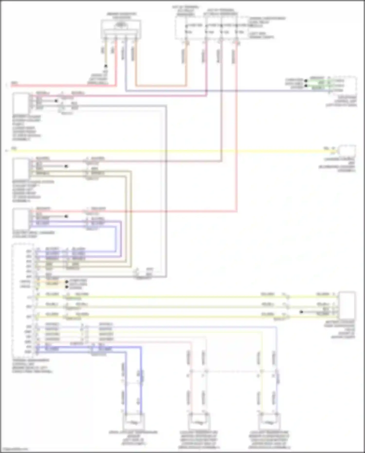 Wiring diagram engine compartment fuse, relay module for Mercedes-Benz B-class W246 facelift (2014-2018) (14 of 27)