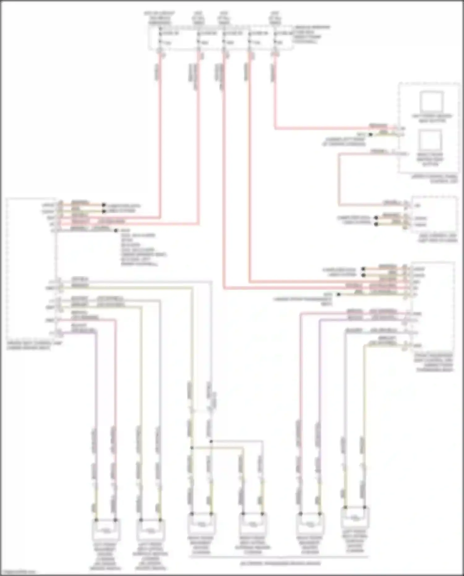 Wiring diagram left front seat sitting surface heated cushion for Mercedes-Benz B-class W246 facelift (2014-2018) (1 of 1)