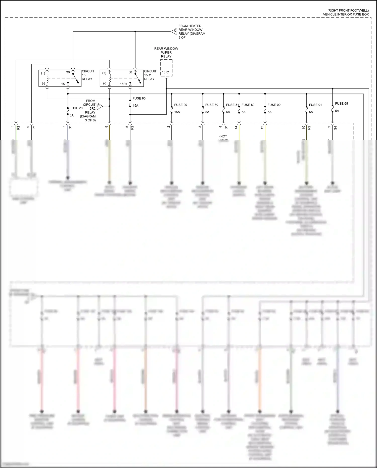 Mercedes-Benz B-class W246 facelift (2014-2018) multifunction camera wiring diagram  (1 of 1)