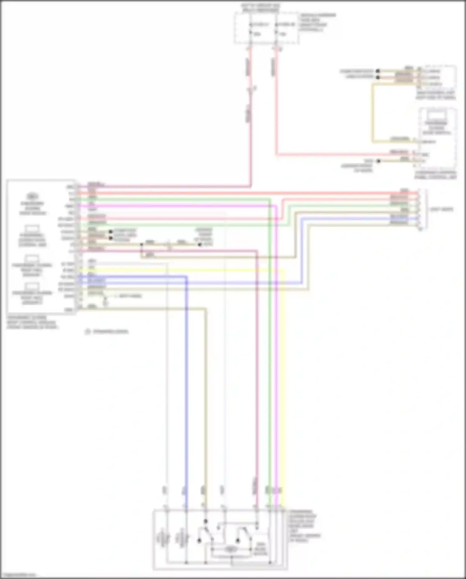 Wiring diagram sensor 2 for Mercedes-Benz B-class W246 facelift (2014-2018) (1 of 1)