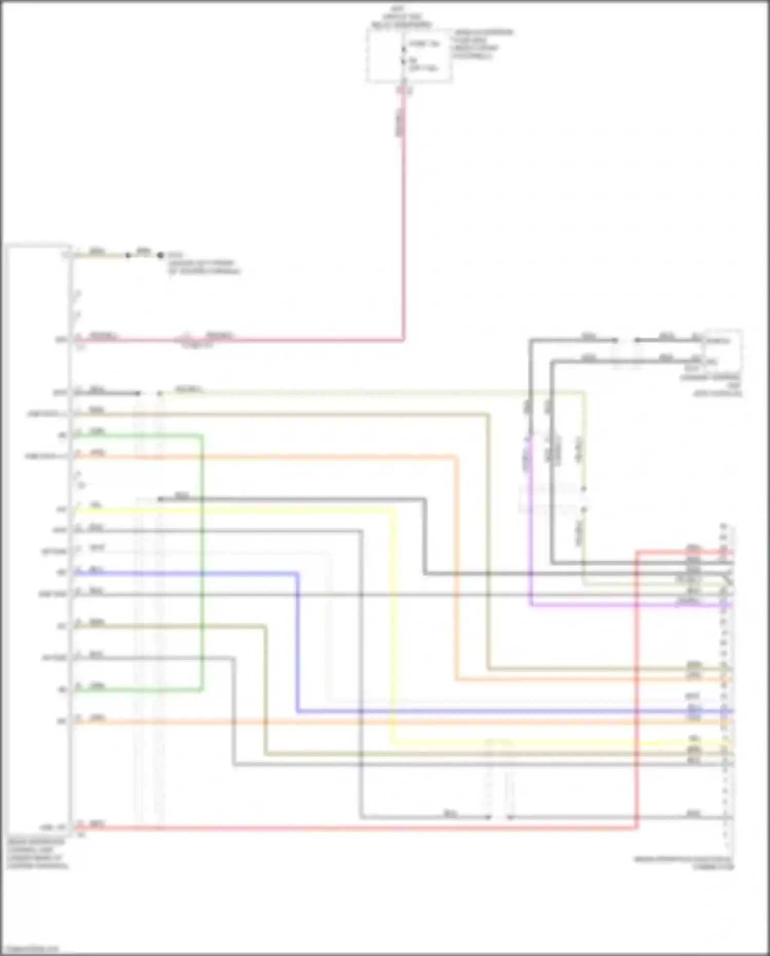 Wiring diagram sig rvh for Mercedes-Benz B-class W246 facelift (2014-2018) (1 of 1)