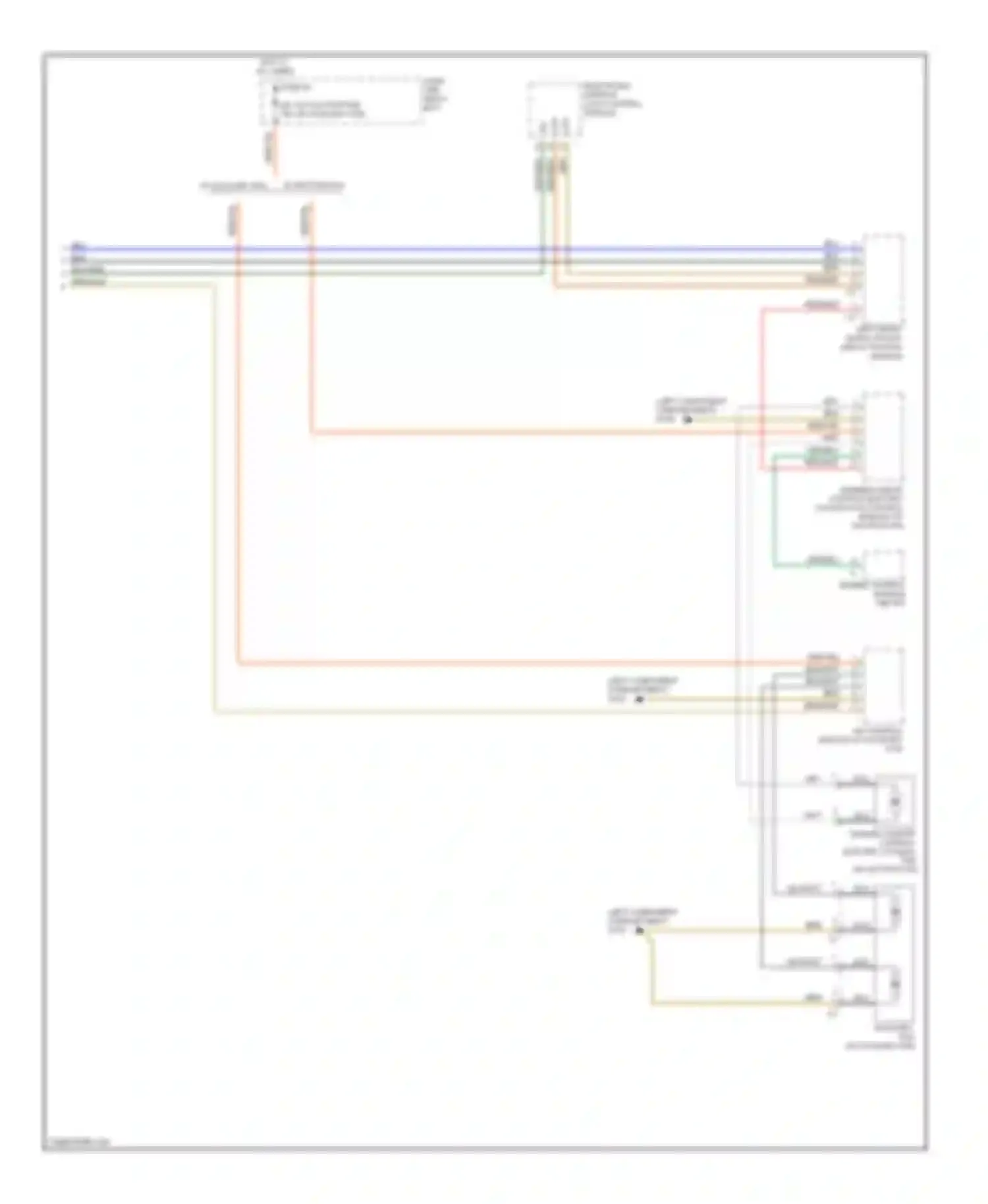 C-class AMG Mercedes-Benz W202 facelift (1997-2000): Air conditioning circuits (2 of 2)