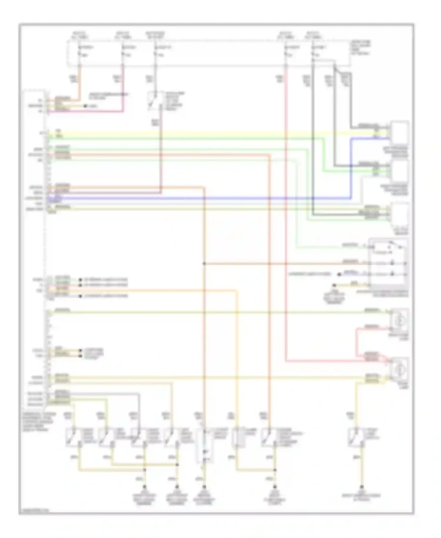 C-class AMG Mercedes-Benz W202 facelift (1997-2000): Anti-theft circuit