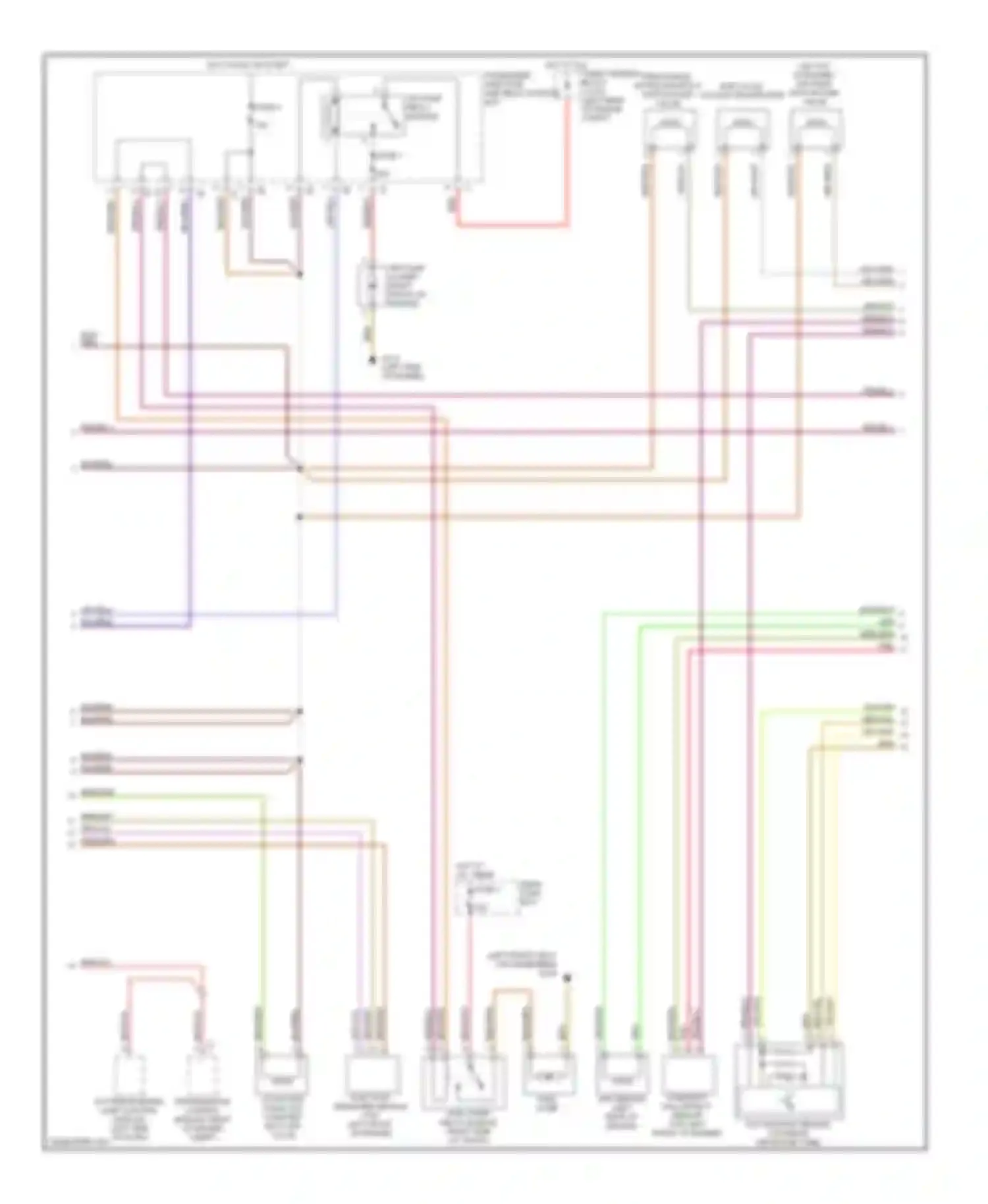 C-class AMG Mercedes-Benz W202 facelift (1997-2000): Wiring diagram engine performance 2.8ls (2 of 3)