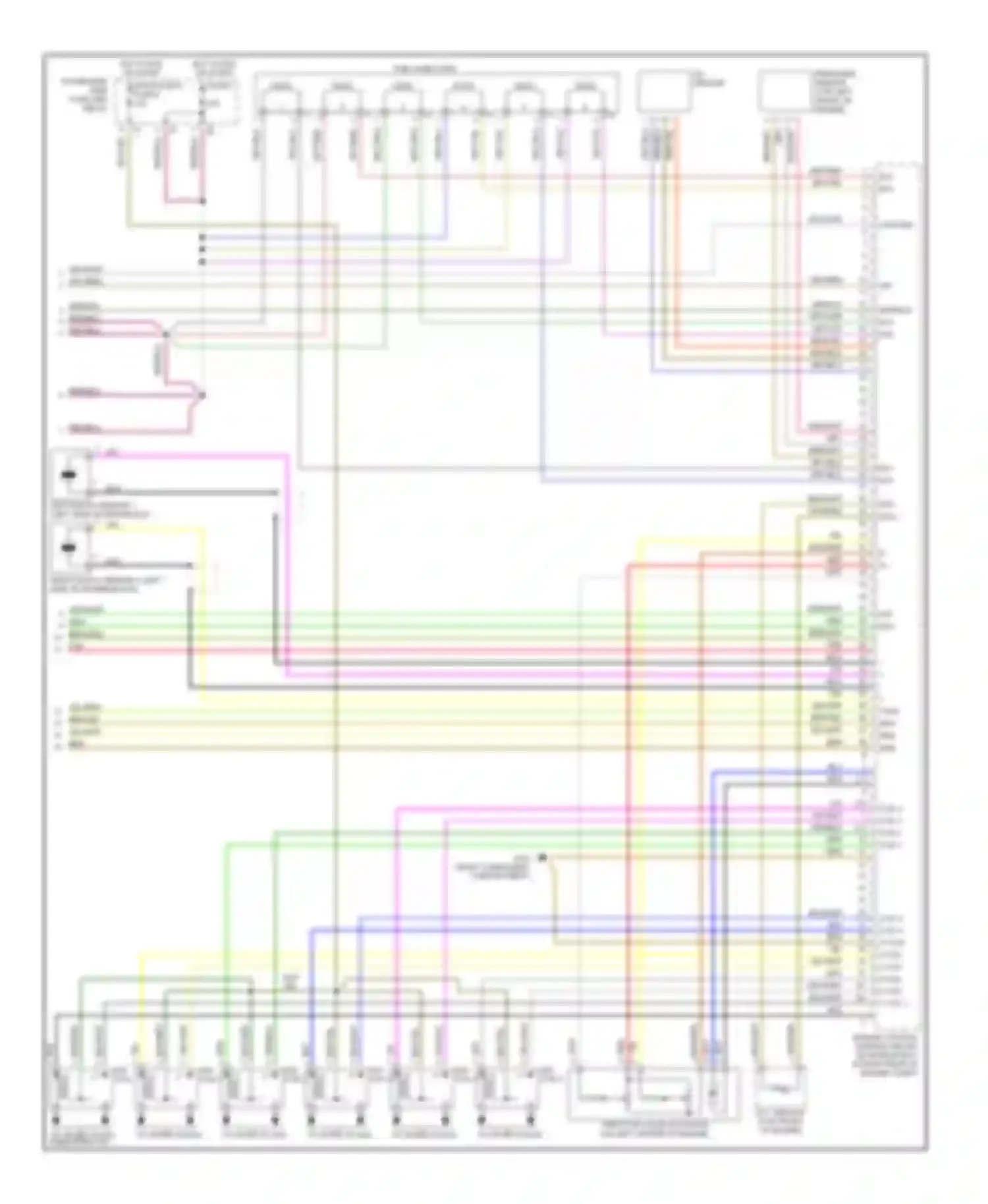 C-class AMG Mercedes-Benz W202 facelift (1997-2000): Wiring diagram engine performance 2.8ls (3 of 3)