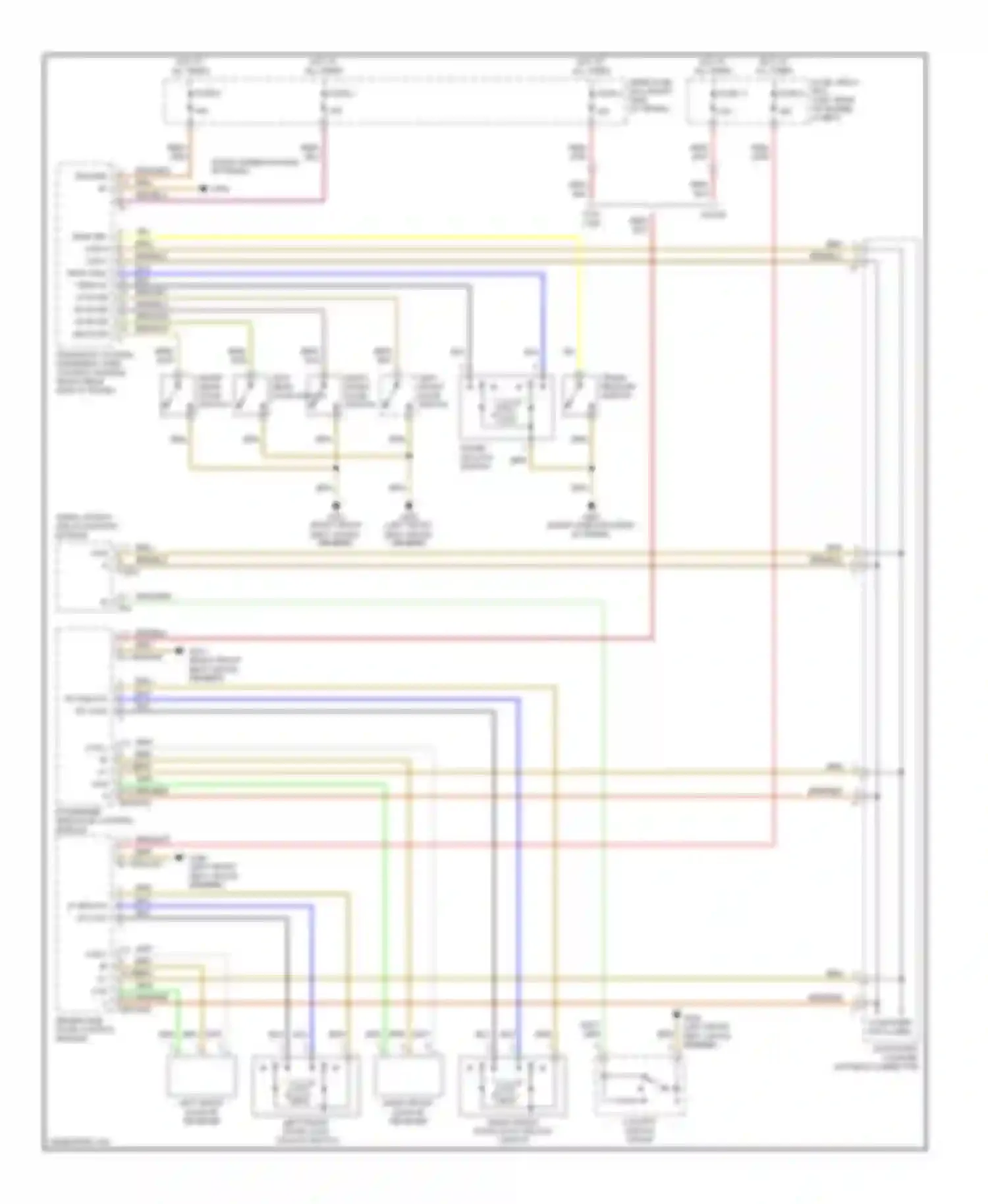 Wiring diagram 6 1 sw in for Mercedes-Benz C-class AMG W202 facelift (1997-2000) (1 of 1)