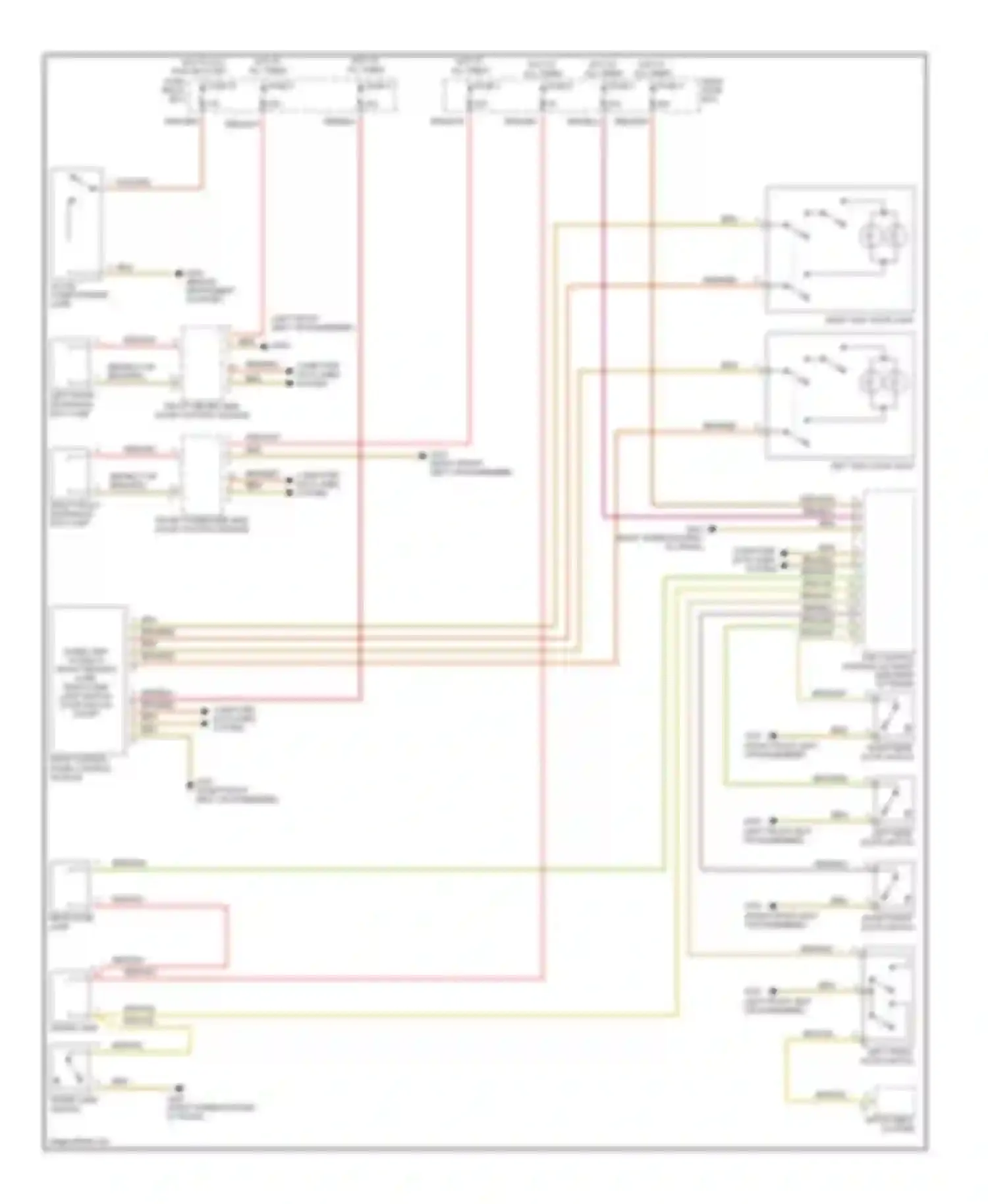 Wiring diagram fuse 3 for Mercedes-Benz C-class AMG W202 facelift (1997-2000) (2 of 8)