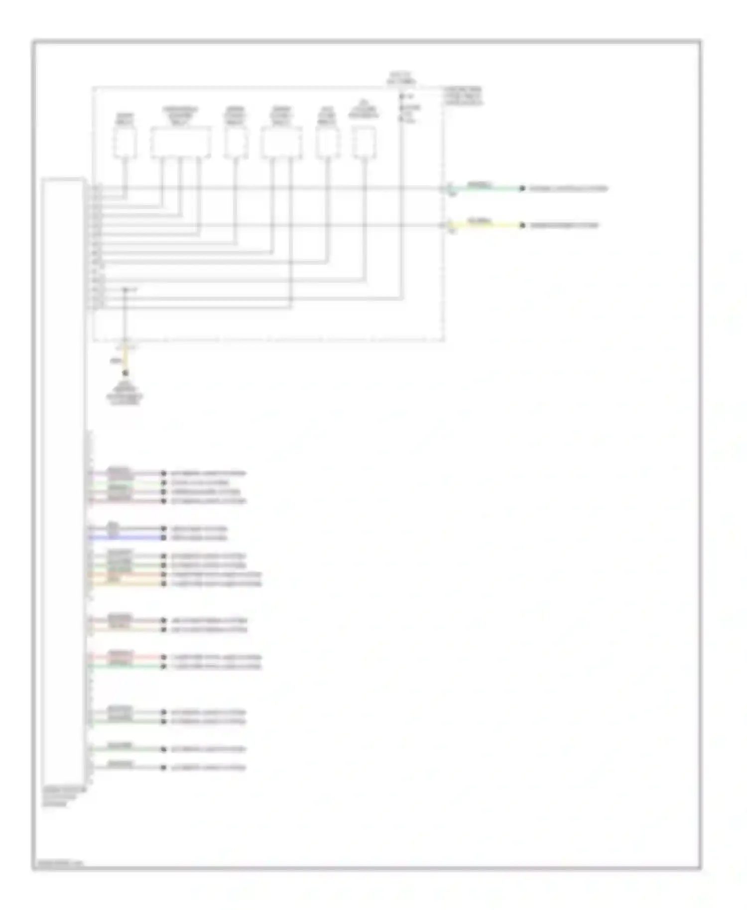 Wiring diagram grn/blu for Mercedes-Benz C-class AMG W202 facelift (1997-2000) (6 of 11)