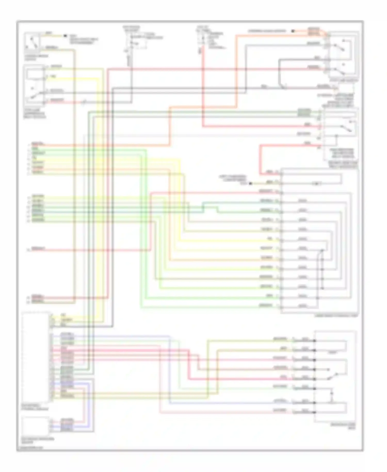 Wiring diagram wht/red for Mercedes-Benz C-class AMG W202 facelift (1997-2000) (1 of 3)