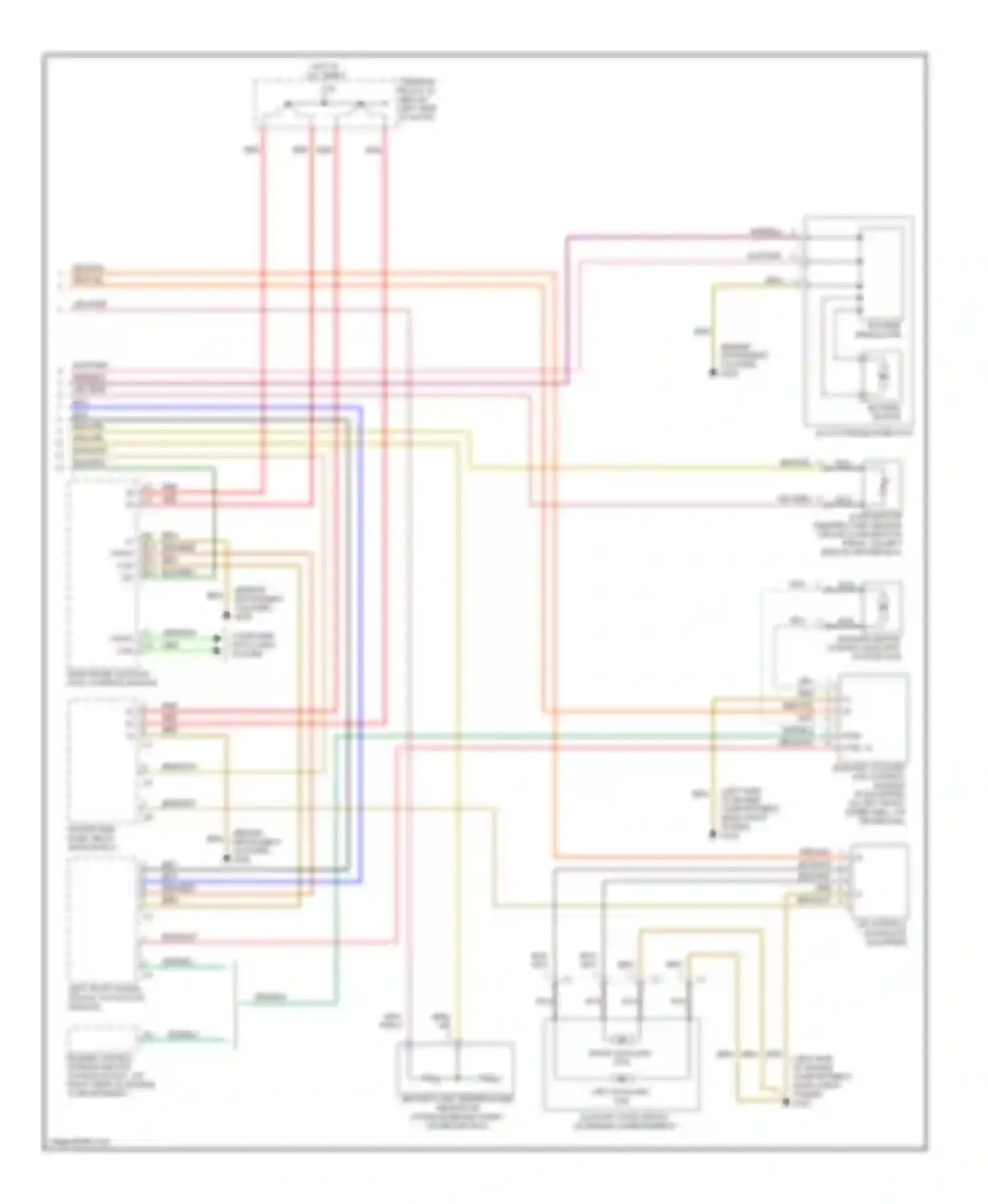 C-class Mercedes-Benz W202 facelift (1997-2001): Automatic a/c circuit (2 of 2)