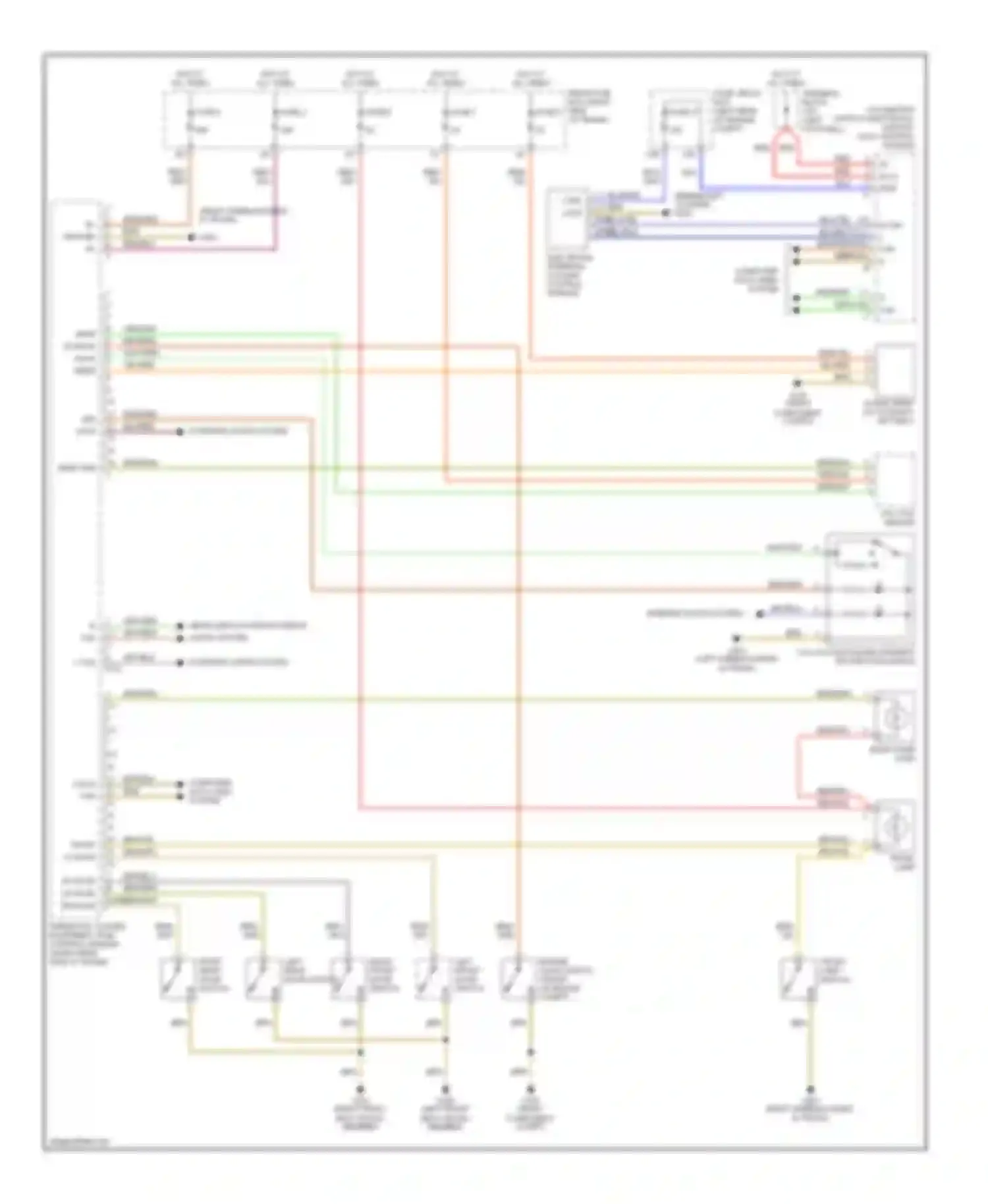 C-class Mercedes-Benz W202 facelift (1997-2001): Anti-theft circuit