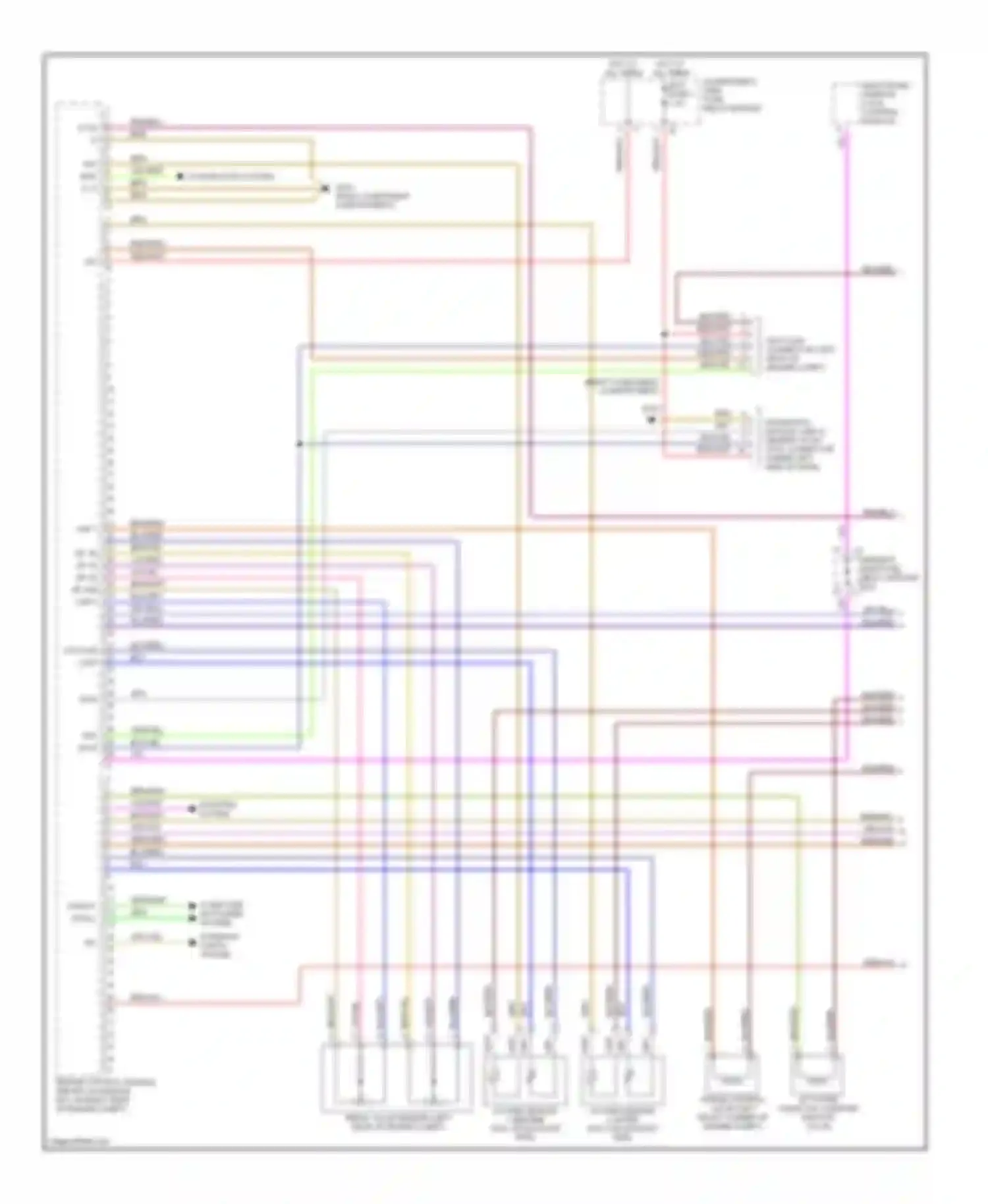 C-class Mercedes-Benz W202 facelift (1997-2001): Wiring diagram engine performance 2.3ls (1 of 3)