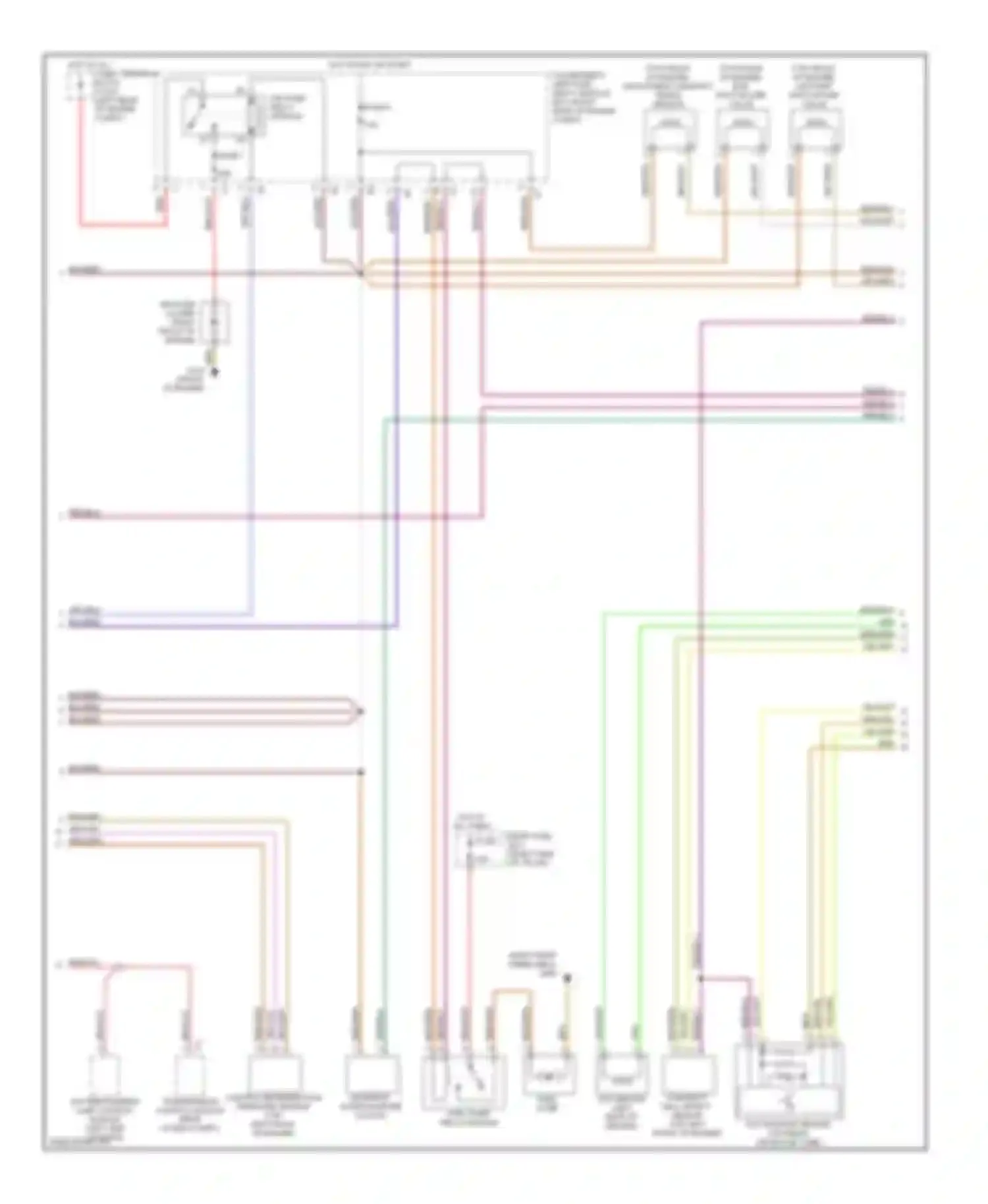 C-class Mercedes-Benz W202 facelift (1997-2001): Wiring diagram engine performance 2.3ls (2 of 3)
