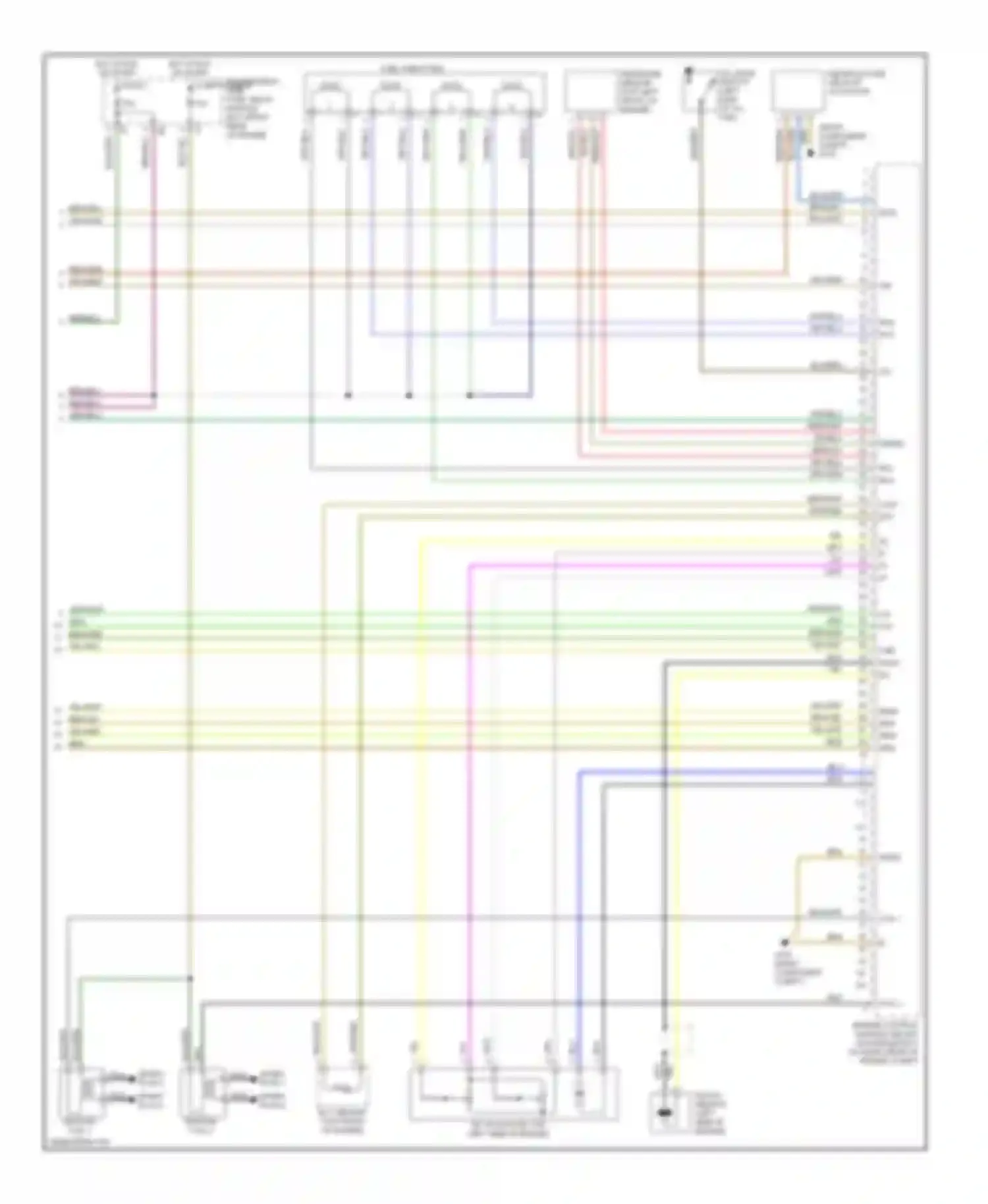 C-class Mercedes-Benz W202 facelift (1997-2001): Wiring diagram engine performance 2.3ls (3 of 3)