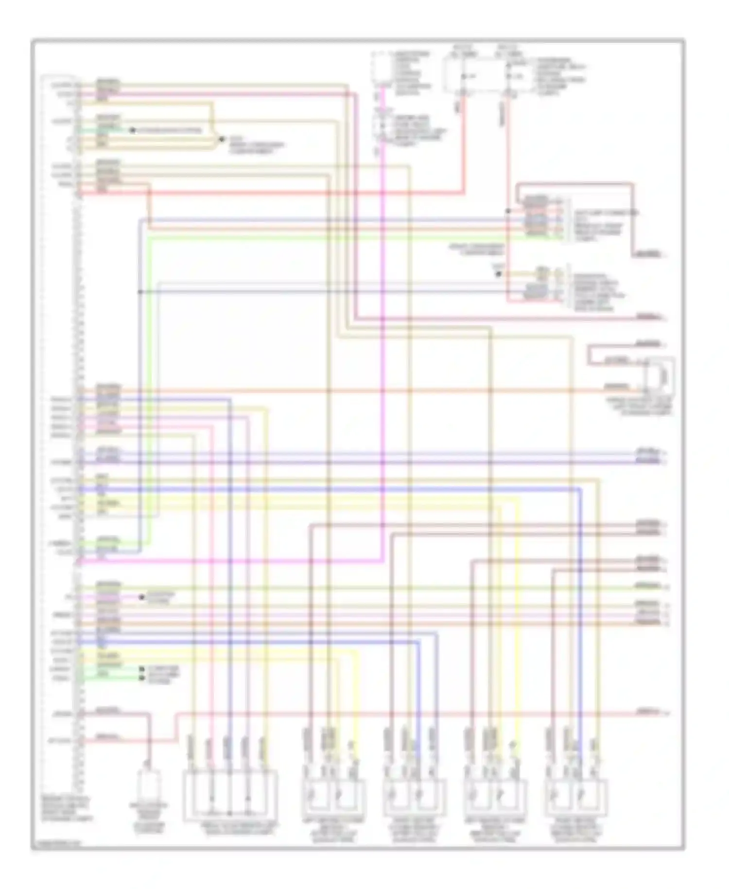 C-class Mercedes-Benz W202 facelift (1997-2001): Wiring diagram engine performance 2.8ls (1 of 3)