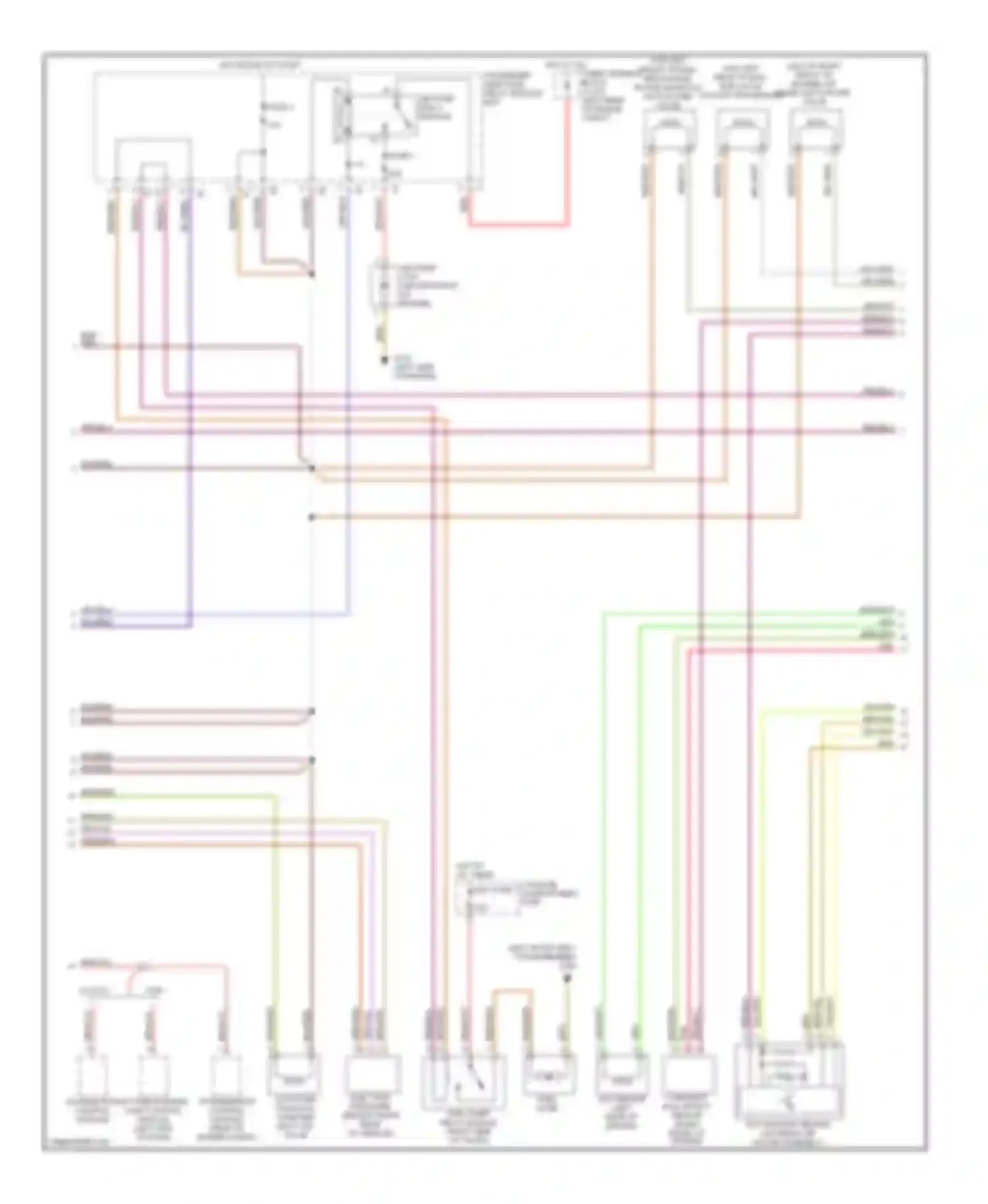 C-class Mercedes-Benz W202 facelift (1997-2001): Wiring diagram engine performance 2.8ls (2 of 3)