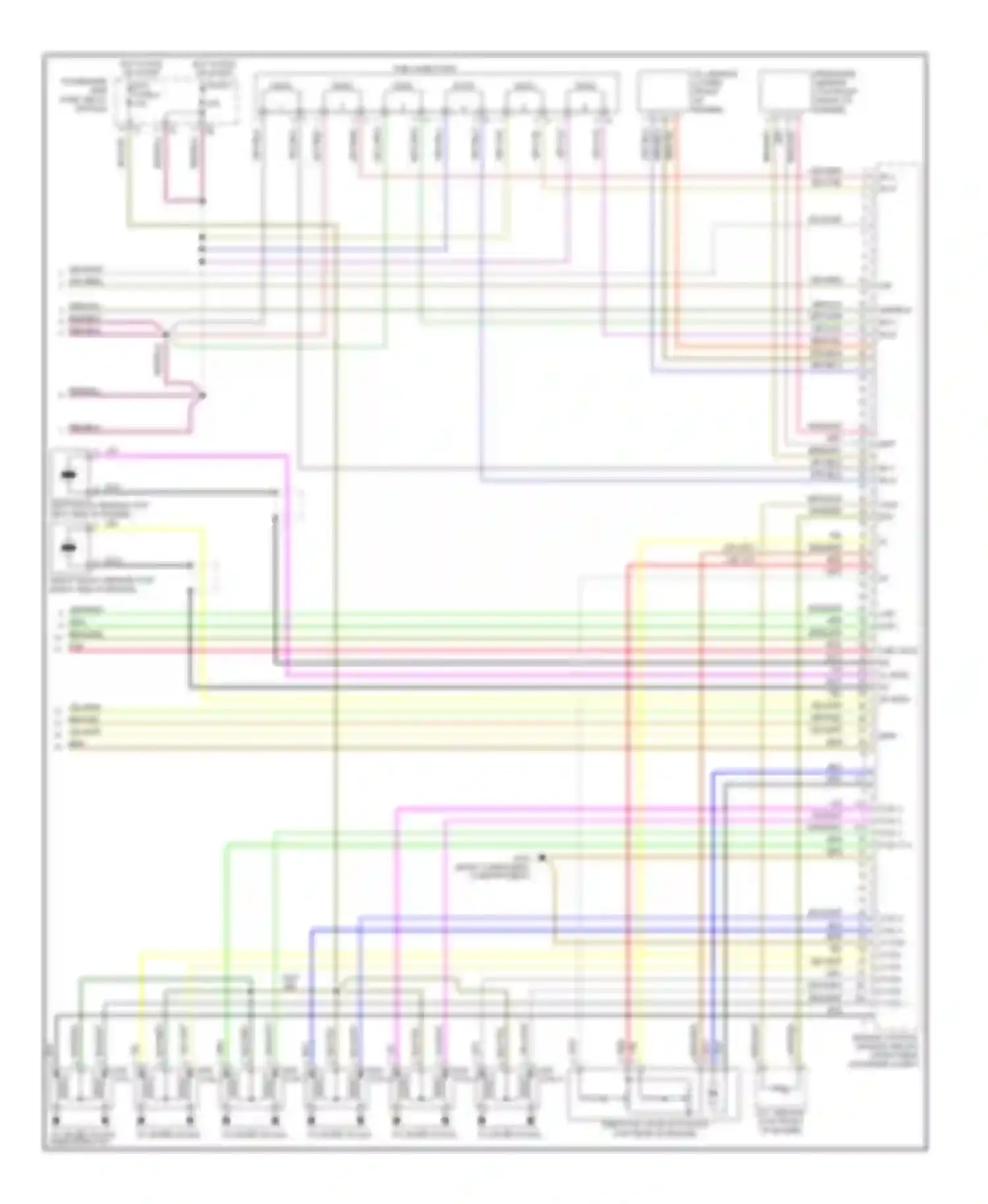 C-class Mercedes-Benz W202 facelift (1997-2001): Wiring diagram engine performance 2.8ls (3 of 3)